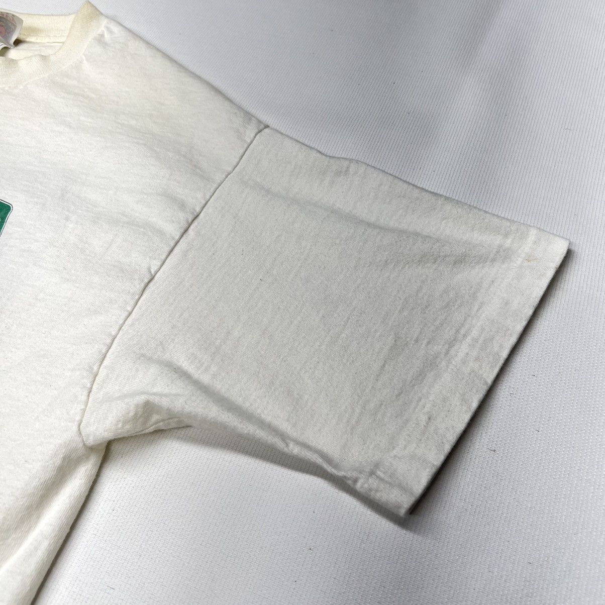 Fruit Of The Loom × Vintage VTG Auto Nation Tee Shirt White Single Stitch Heavy Cars Size US L / EU 52-54 / 3 - 5 Thumbnail