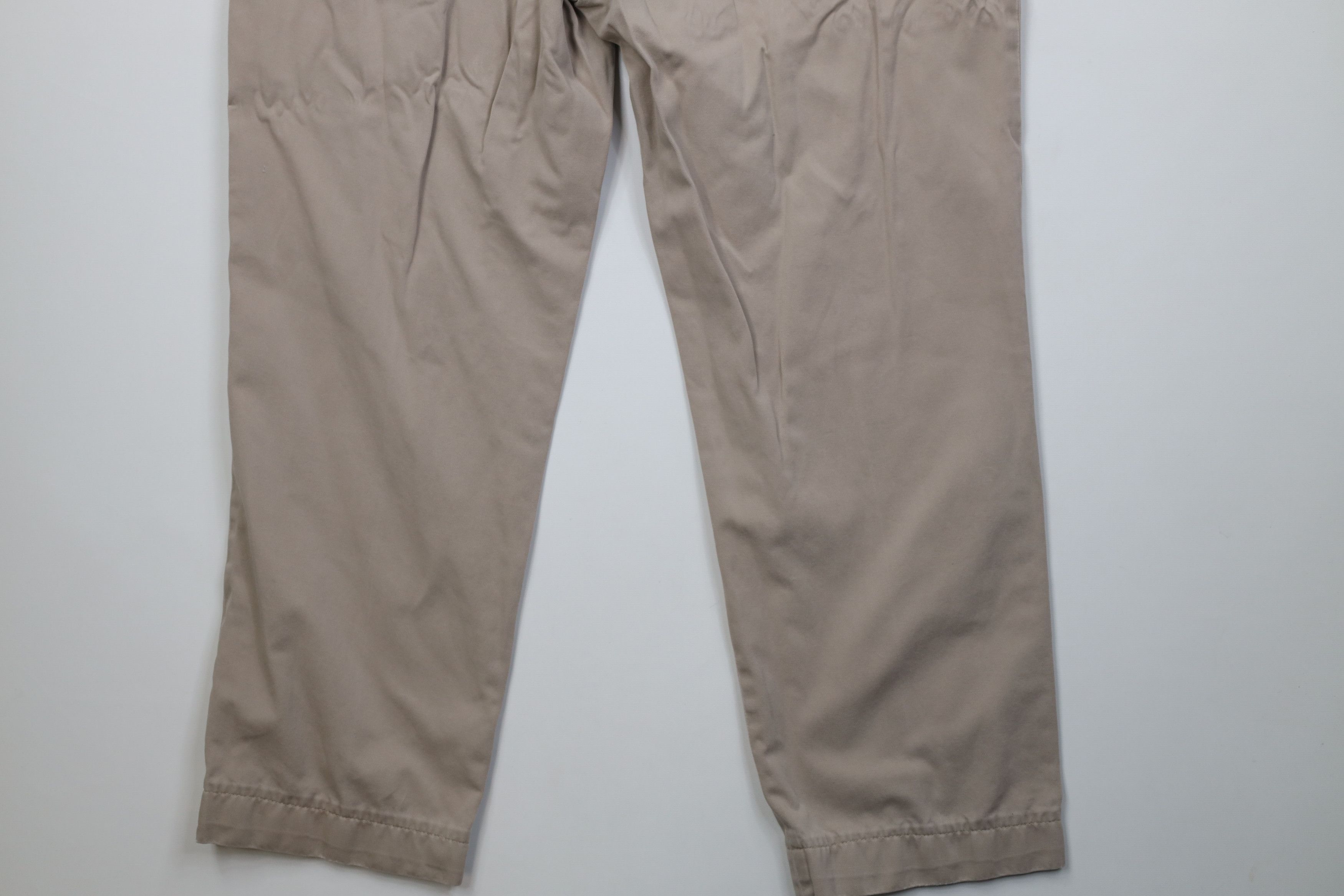 Ralph Lauren Vintage 90s Ralph Lauren Wide Leg Chino Pants Beige Cotton Size US 38 / EU 54 - 12 Thumbnail