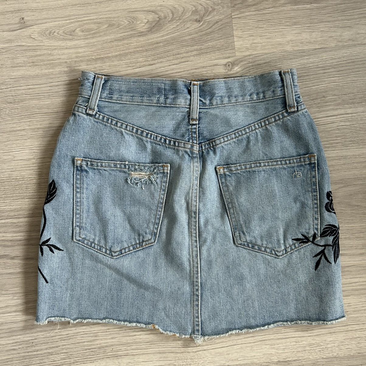 Rag & Bone Rag & Bone denim mini skirt size 24 Size 26" / US 2 / IT 38 - 2 Thumbnail