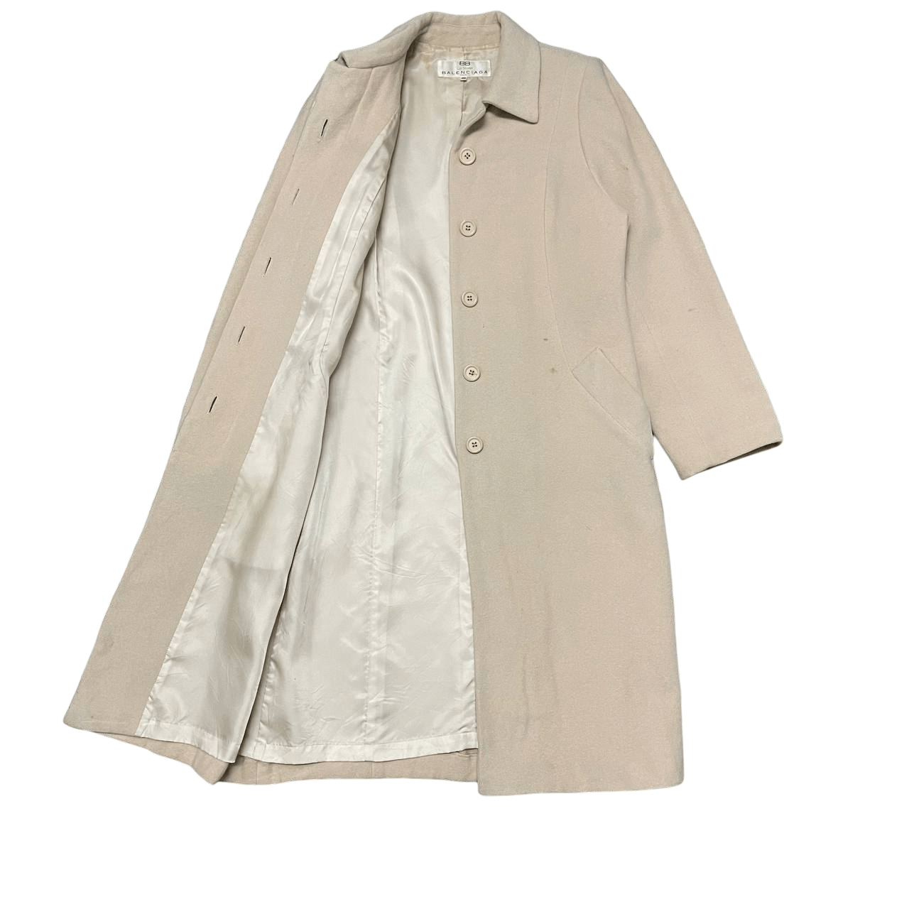Balenciaga Balenciaga Paris Wool Long Coat Size S / US 4 / IT 40 - 1 Thumbnail