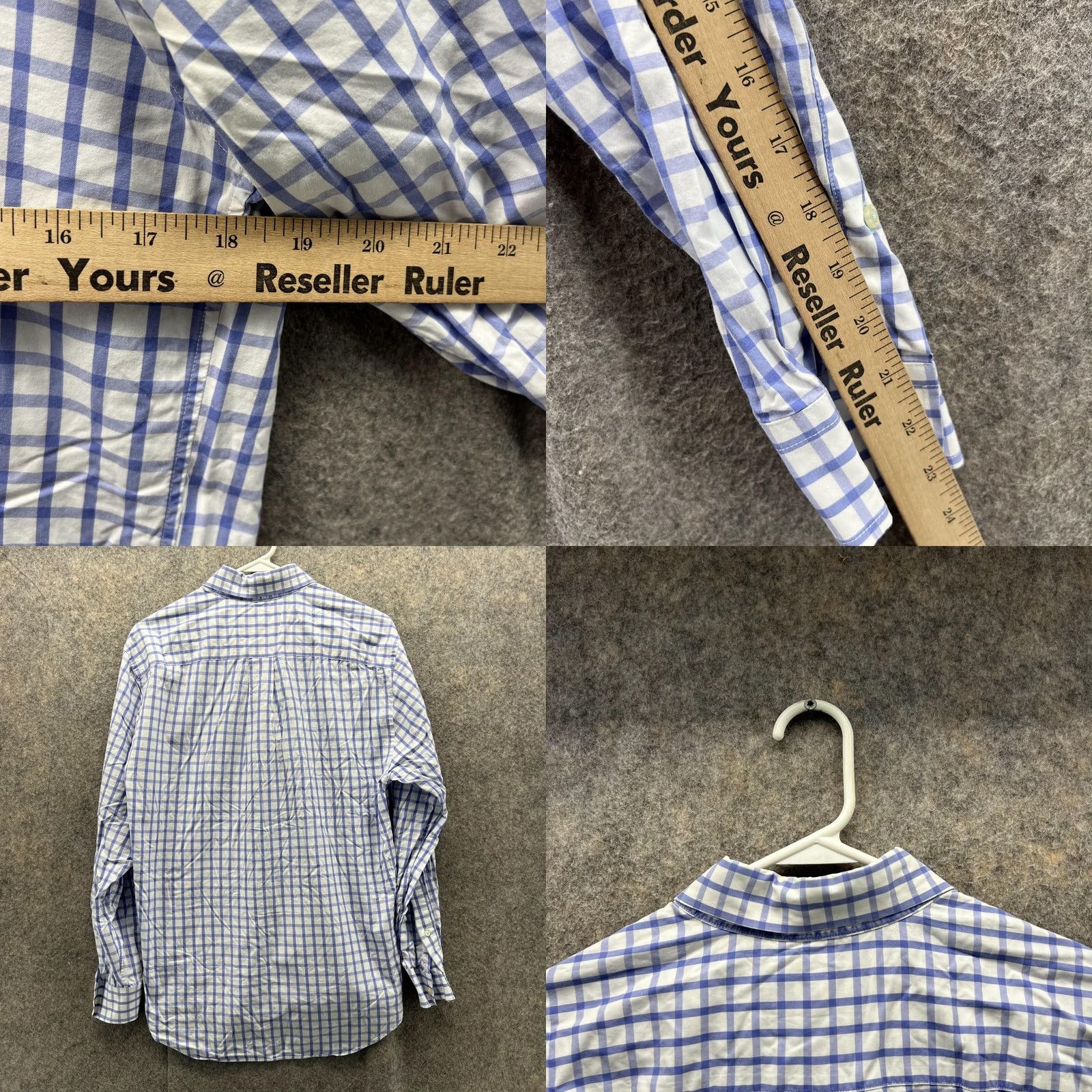 Vineyard Vines Vineyard Vines Shirt Men Small Blue Tattersall Classic Fit Tucker Preppy Check Shirt Size US S / EU 44-46 / 1 - 8 Thumbnail