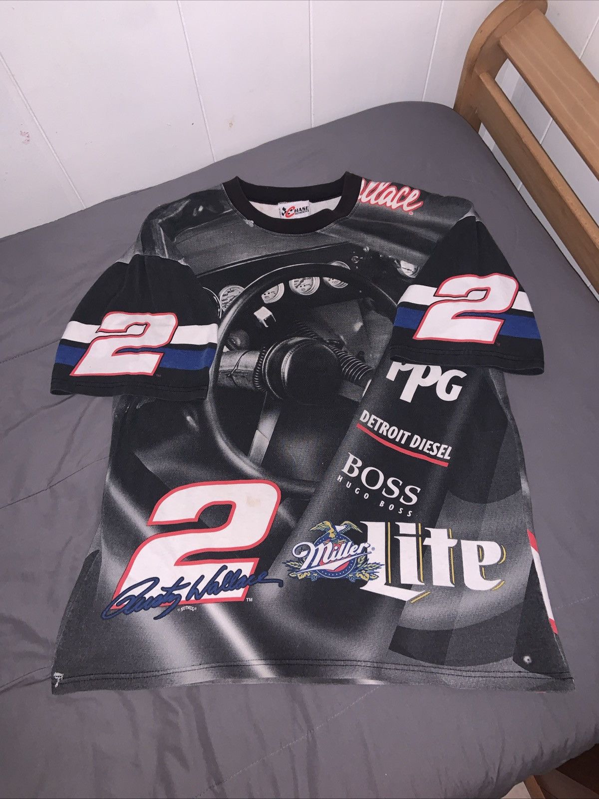Chase Authentics Vintage Rusty Wallace AOP NASCAR T - Size XL Size US XL / EU 56 / 4 - 4 Thumbnail