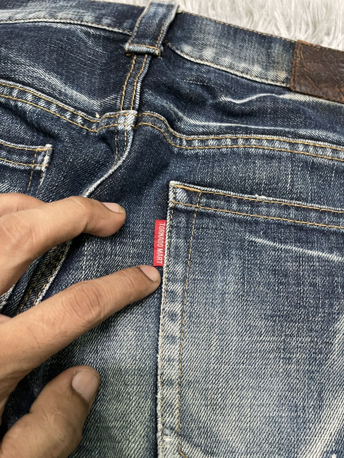 Tornado Mart 2000s TORNADO MART JAPAN SPLASH PAINT DISTRESSED JEANS Size US 34 / EU 50 - 18 Thumbnail