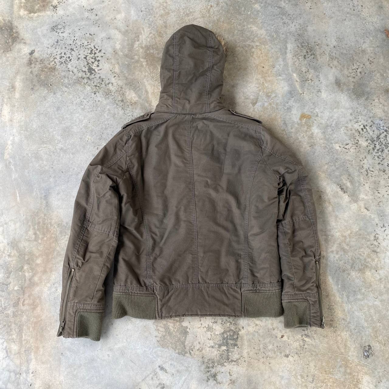 Dickies VINTAGE DICKIES COLD JACKET FUR HOODIE MILITARY GREEN Size US M / EU 48-50 / 2 - 7 Thumbnail