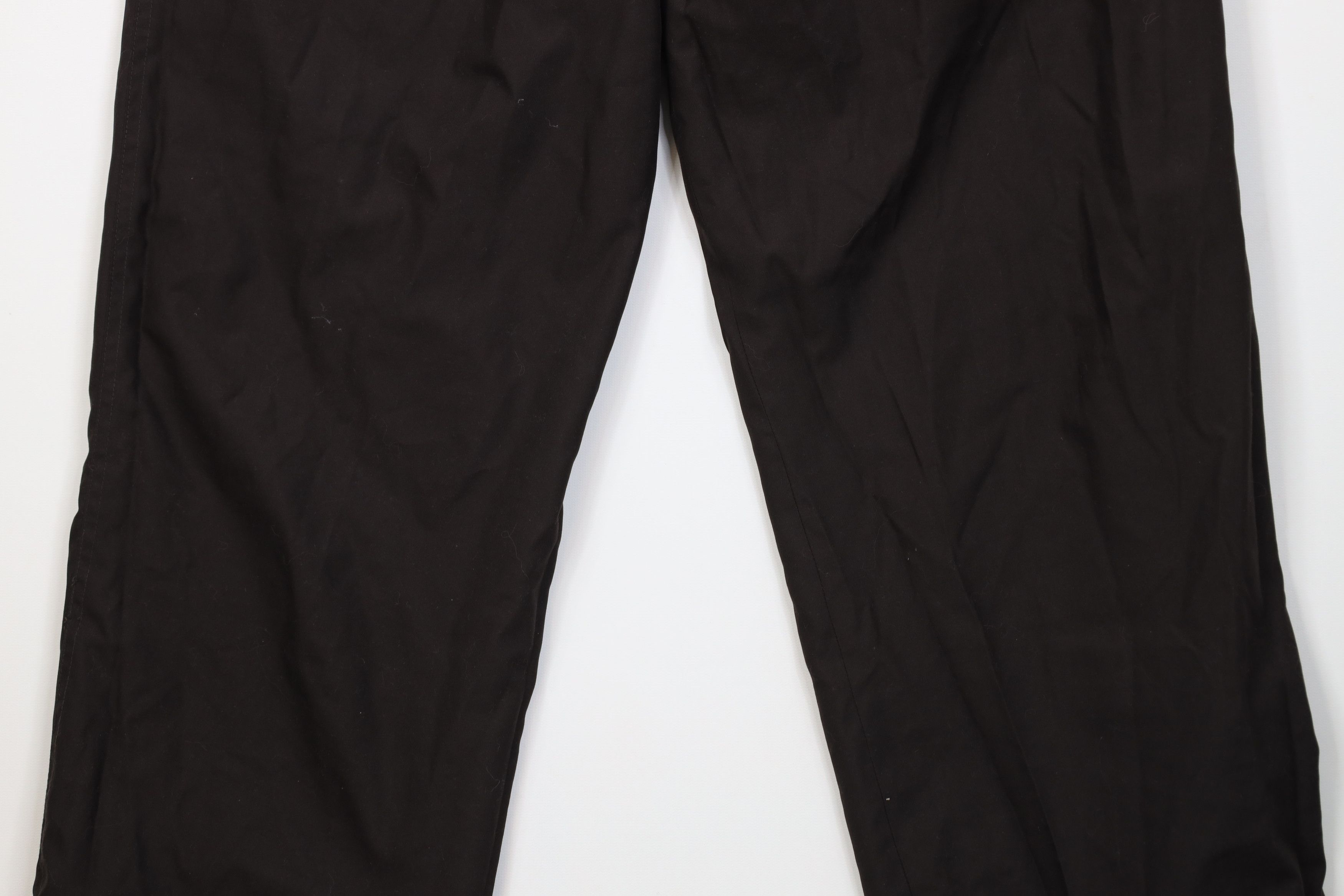 Vintage Vintage 90s Streetwear Microfiber Joggers Pants Dark Brown Size US 36 / EU 52 - 10 Thumbnail