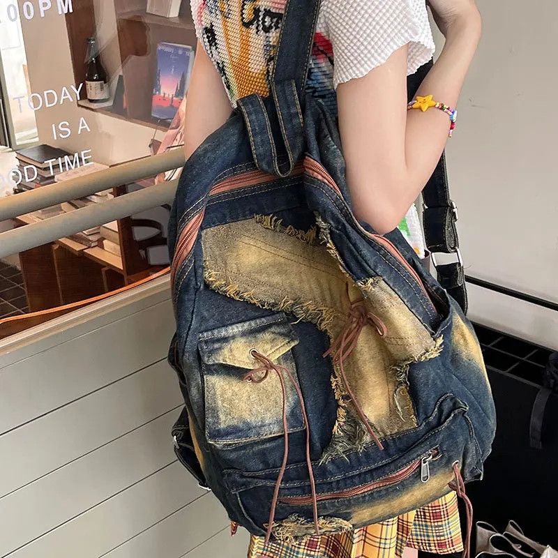 Vintage Denim backpack Size ONE SIZE - 3 Thumbnail
