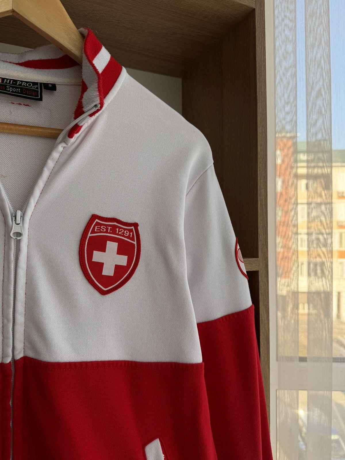 Vintage Vintage Suisse Tennis Roger Federer RF National Zip Hoodie Size US S / EU 44-46 / 1 - 5 Thumbnail