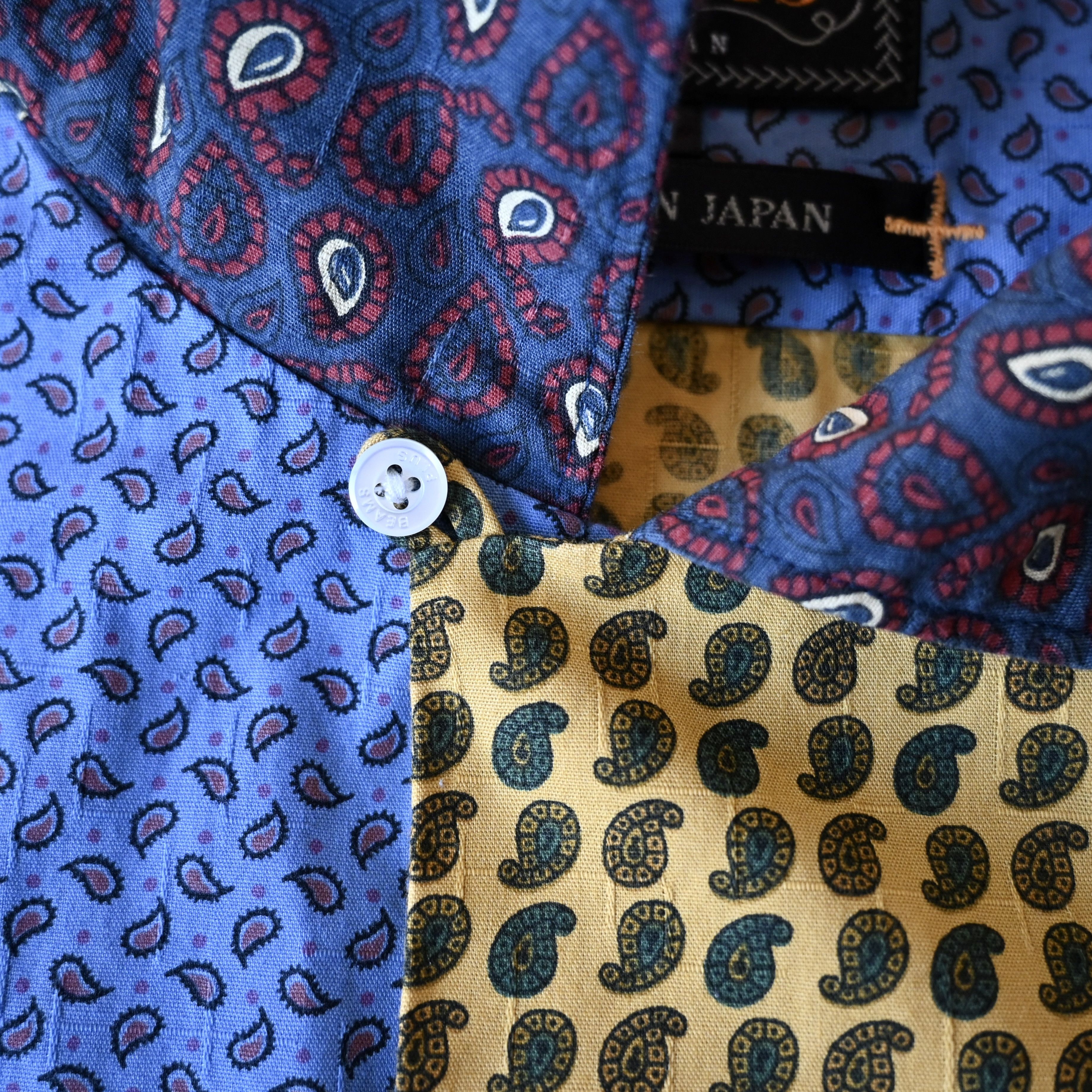 Beams Plus BEAMS Plus multicolor paisley panel open color shirt Size US M / EU 48-50 / 2 - 17 Thumbnail