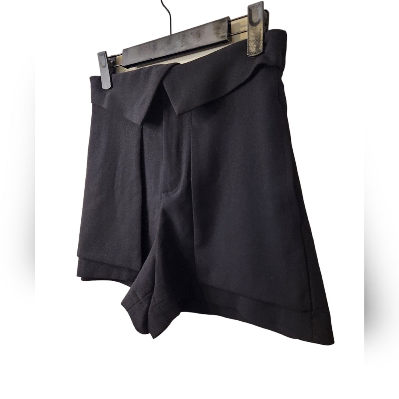 Zara Zara Tuxedo Waist High Waist Flow Shorts Medium Size 30" / US 8 / IT 44 - 3 Thumbnail