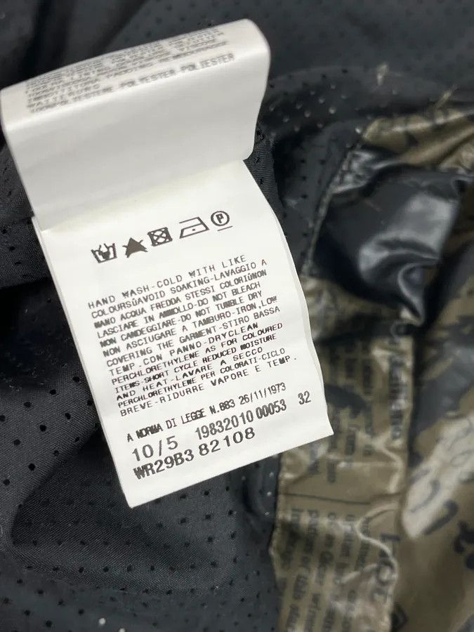 John Galliano AW2010 John Galliano Khaki Military Camouflage Newspaper Light Jacket Size US L / EU 52-54 / 3 - 12 Thumbnail