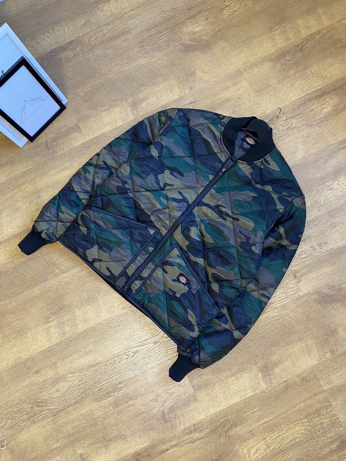 Vintage Dickies quilted bomber jacket workwear Size US M / EU 48-50 / 2 - 1 Thumbnail