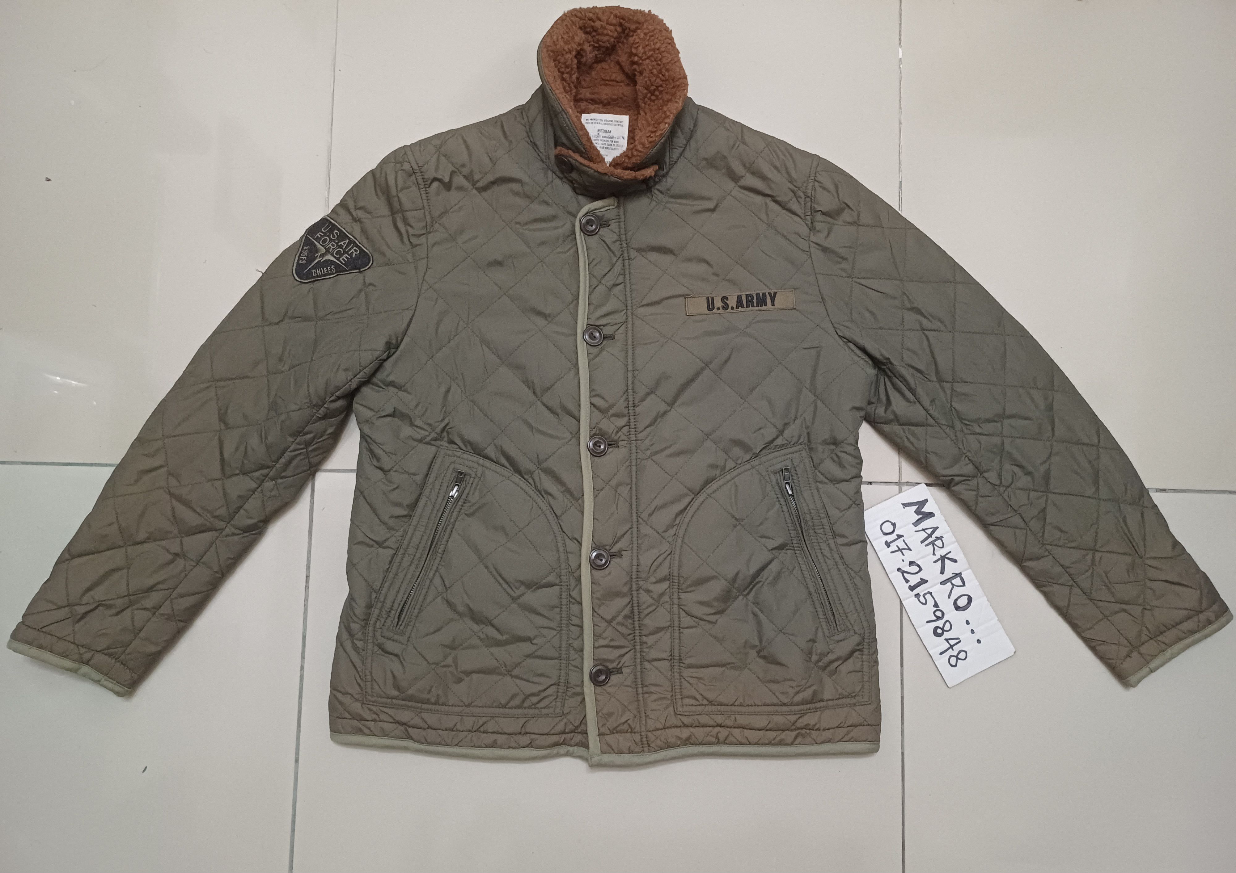 Japanese Brand US Airforce parka jacket USA Army design Size US M / EU 48-50 / 2 - 1 Thumbnail