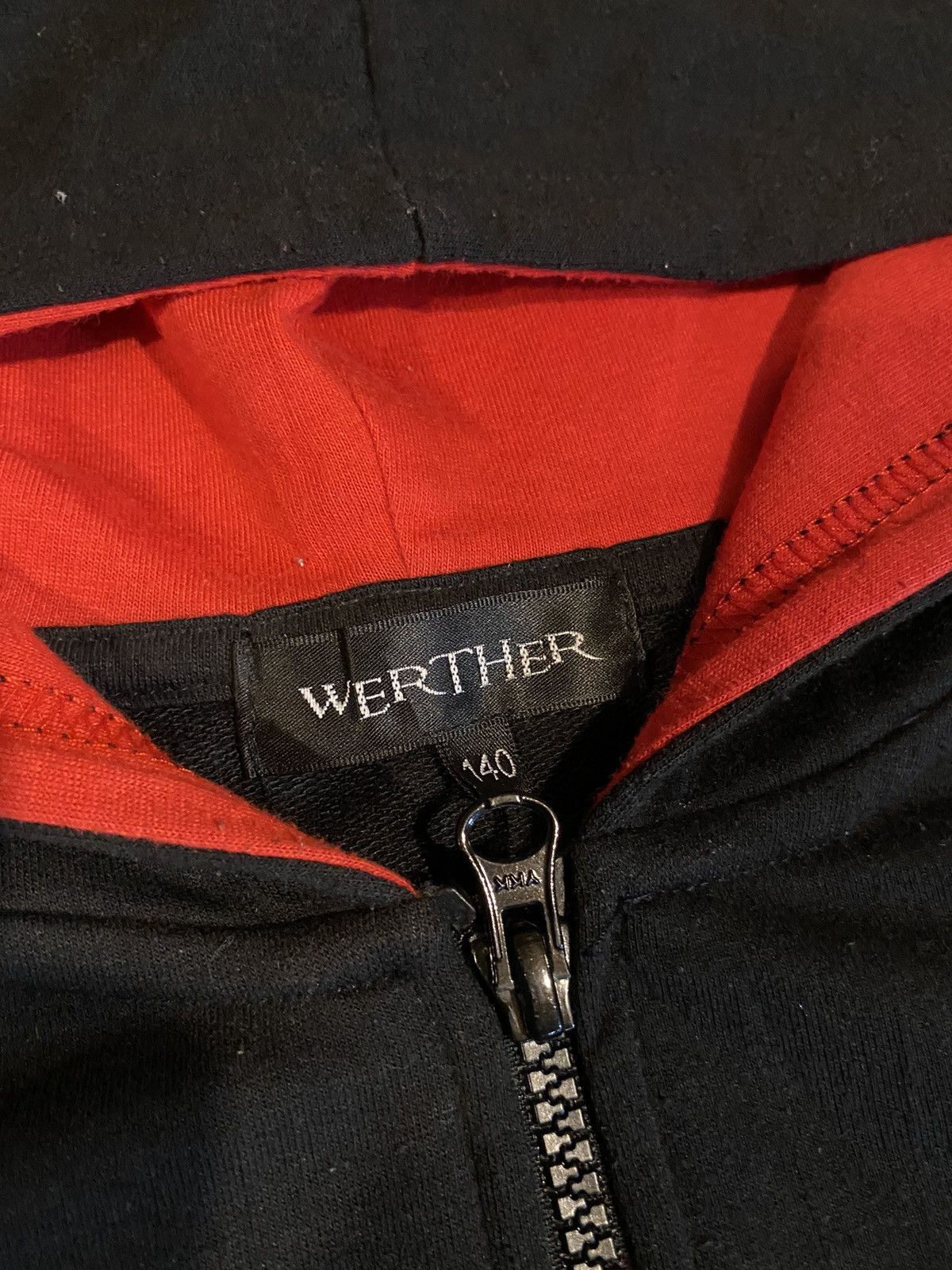 Japanese Brand WERTHER PUNK STYLE HOODIE Size US S / EU 44-46 / 1 - 7 Thumbnail