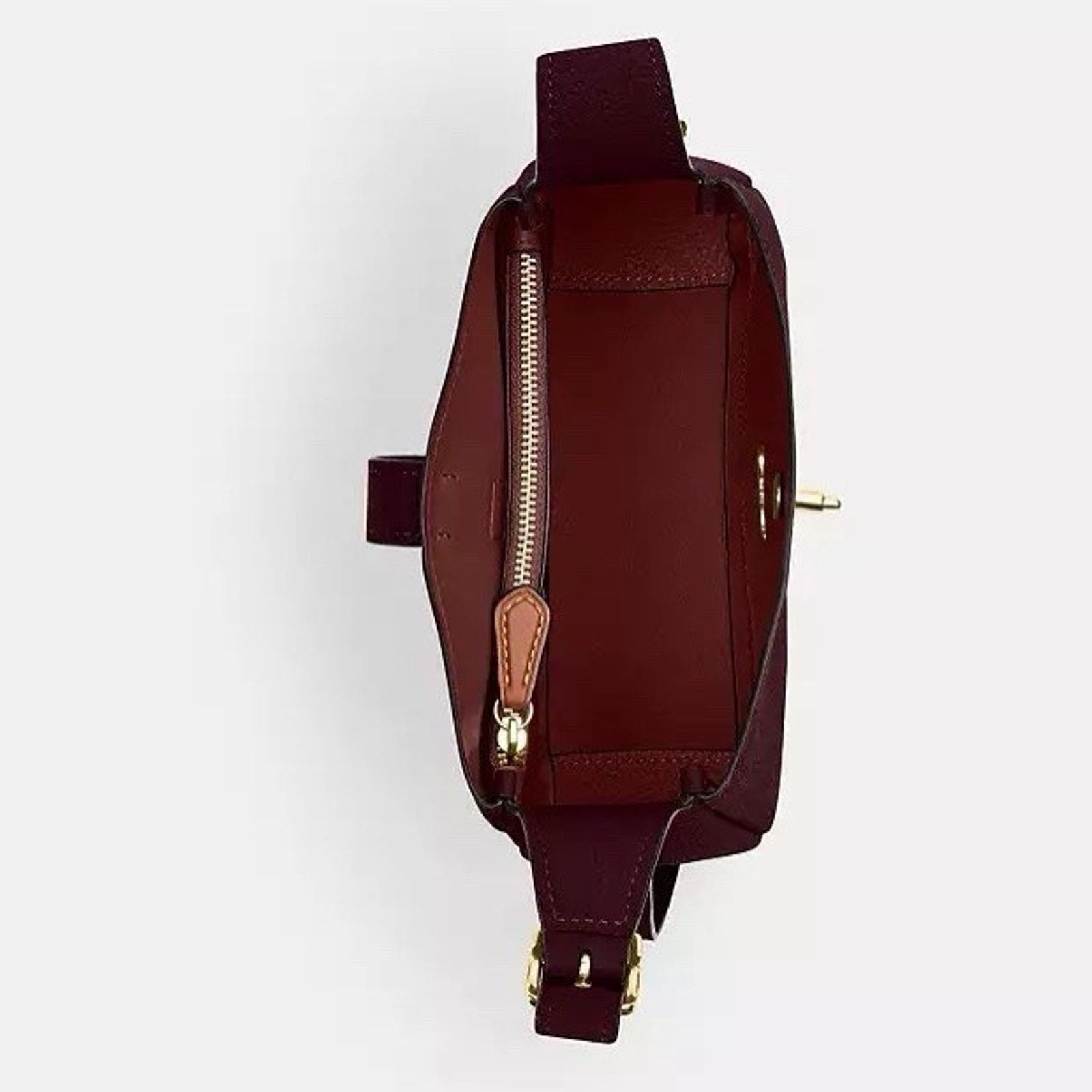 Coach NWT COACH Hadley Mini Crossbody Bag CAL60 Dark Wine Size ONE SIZE - 12 Thumbnail