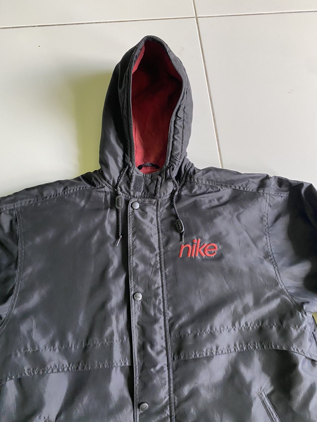 Nike Vintage Nike swoosh Fleece Hoodie Black Jacket Size US L / EU 52-54 / 3 - 6 Thumbnail