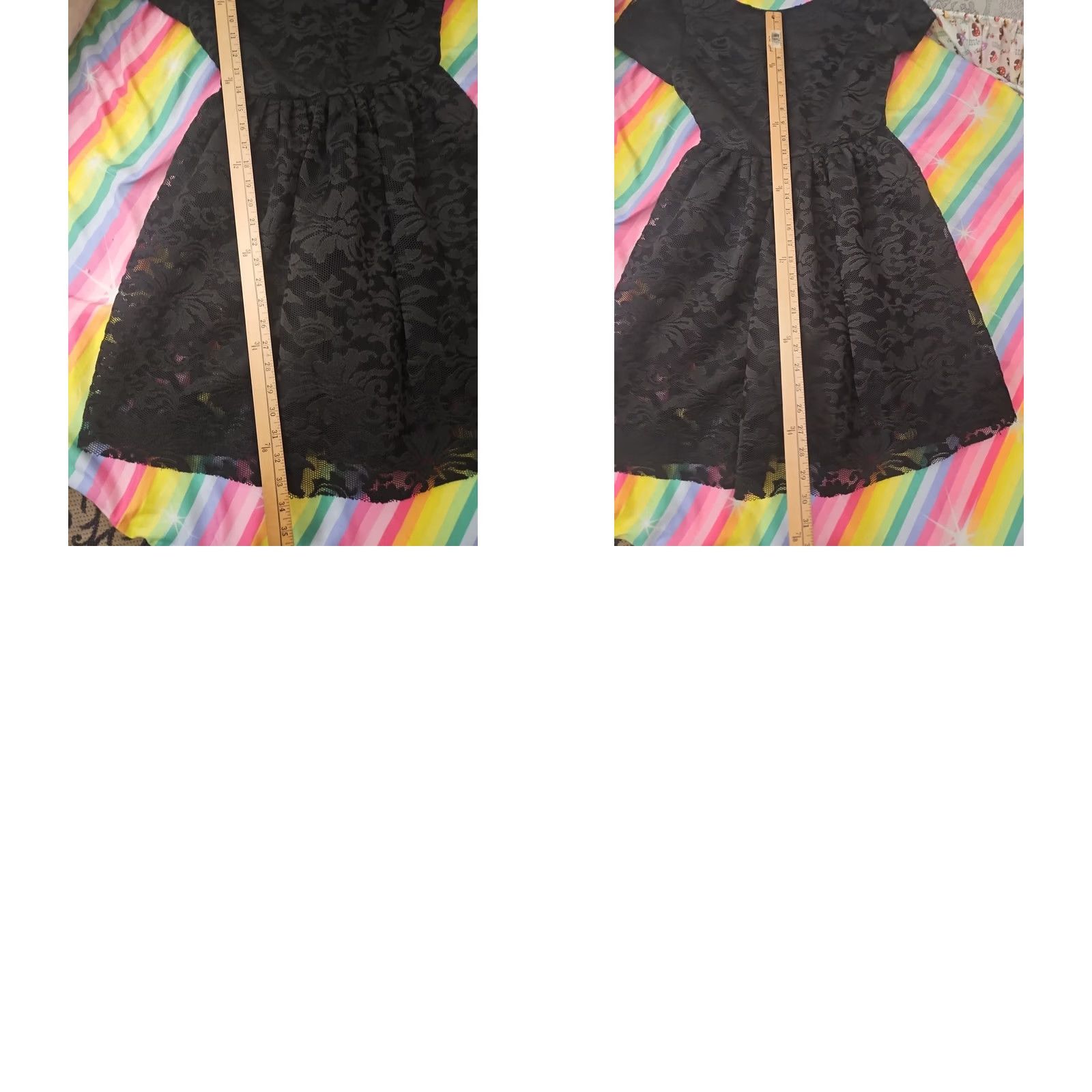 Maje Maje Dress Women Black Floral Lace V-Neck Short Sleeve A-Line Size 1 Mini Size XS / US 0-2 / IT 36-38 - 9 Thumbnail