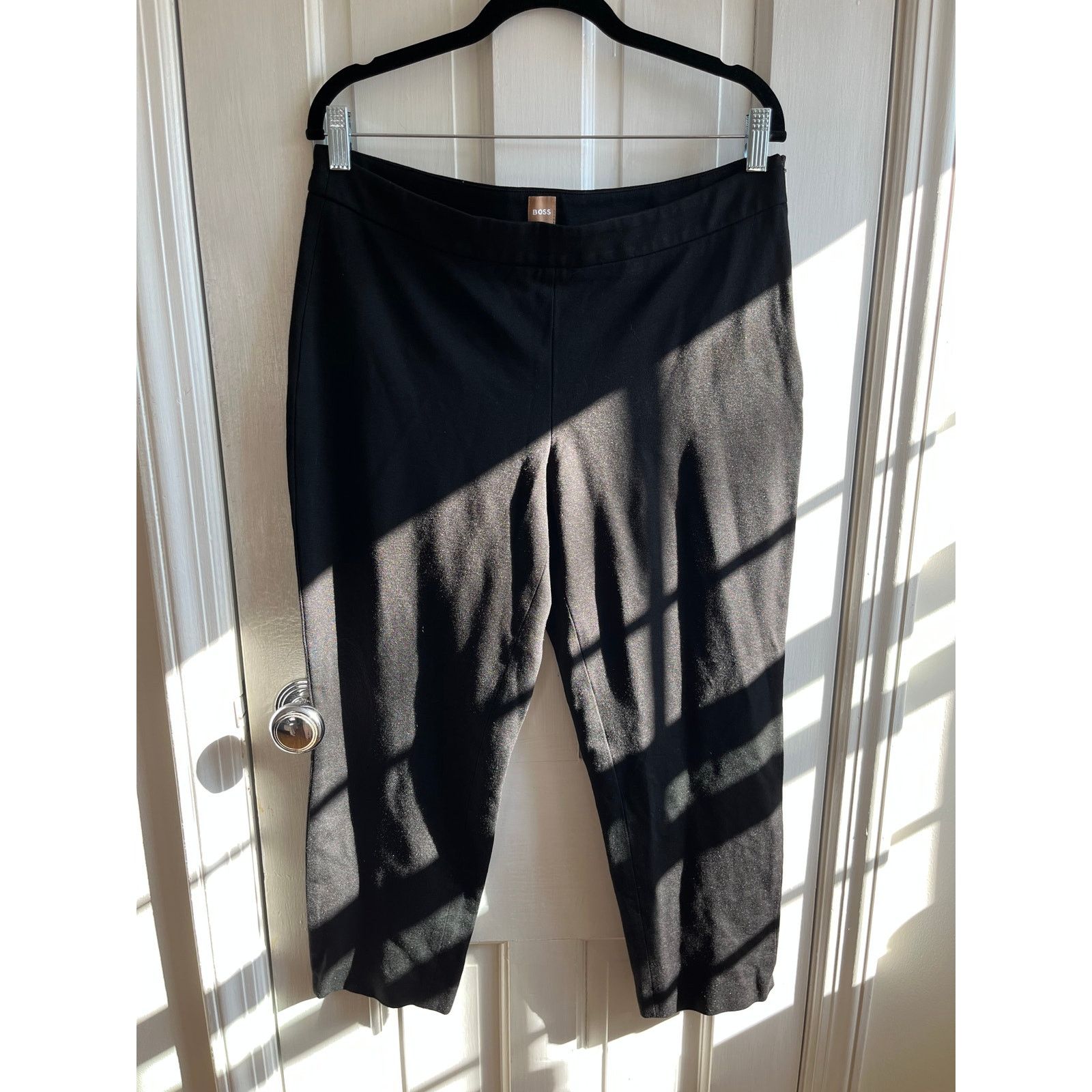 Hugo Boss BOSS Hugo Boss Women's Black Ponte Legging Pants - Size 12 Size 34" / US 12 / IT 48 - 1 Thumbnail