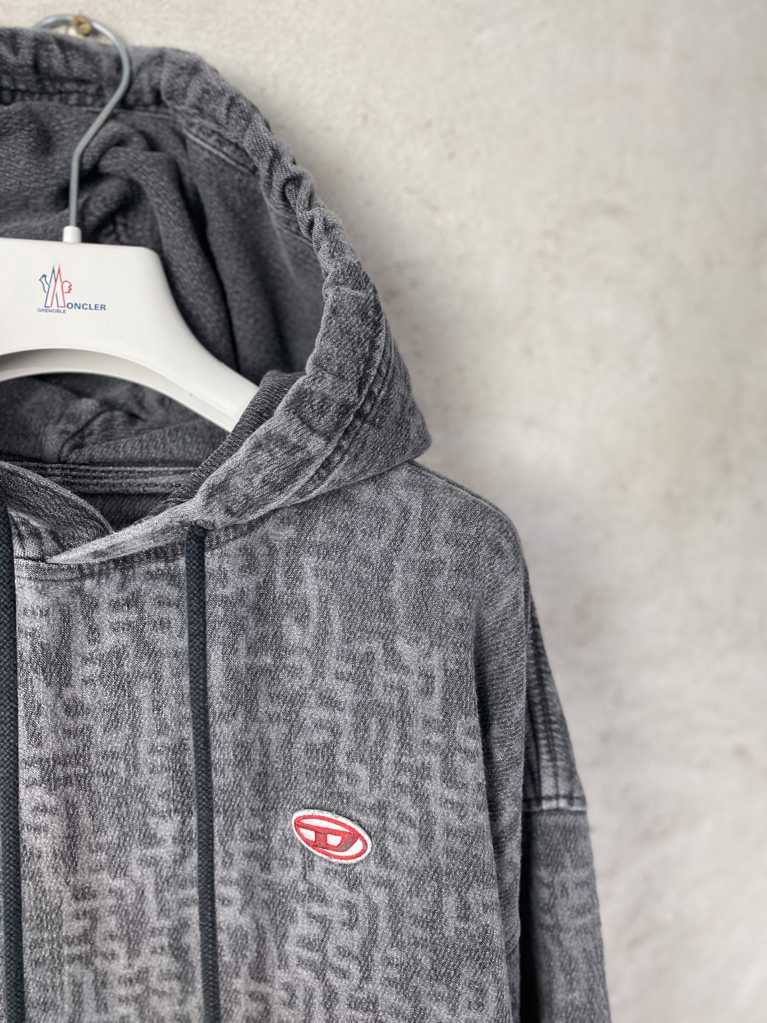 Diesel Diesel multi logo hoodie y2k 00s avant garde opium Size US S / EU 44-46 / 1 - 2 Thumbnail