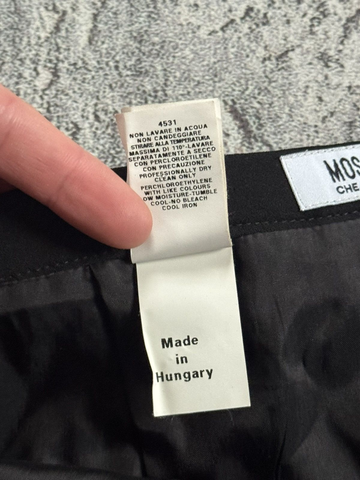 Moschino Moschino Cheap and chic USA6/I40/F36 mini skirt pencil Size 28" / US 6 / IT 42 - 7 Thumbnail