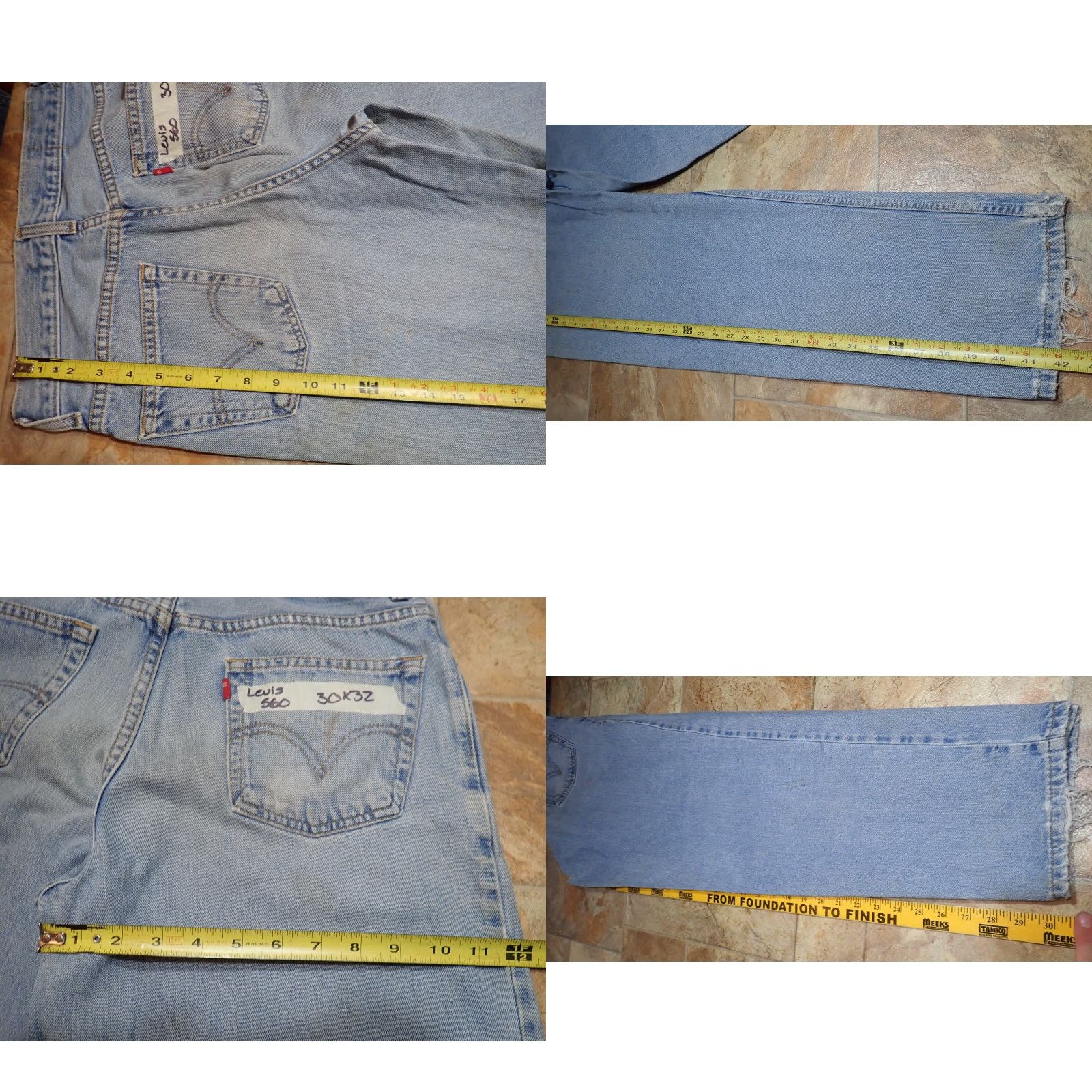 Levi's LEVI'S Jeans Levi's 527 & 560 Bootcut 2 Pairs Blue 30x32 Regular Men’s 5-Pocket Denim Cotton Comfort Size US 30 / EU 46 - 10 Thumbnail