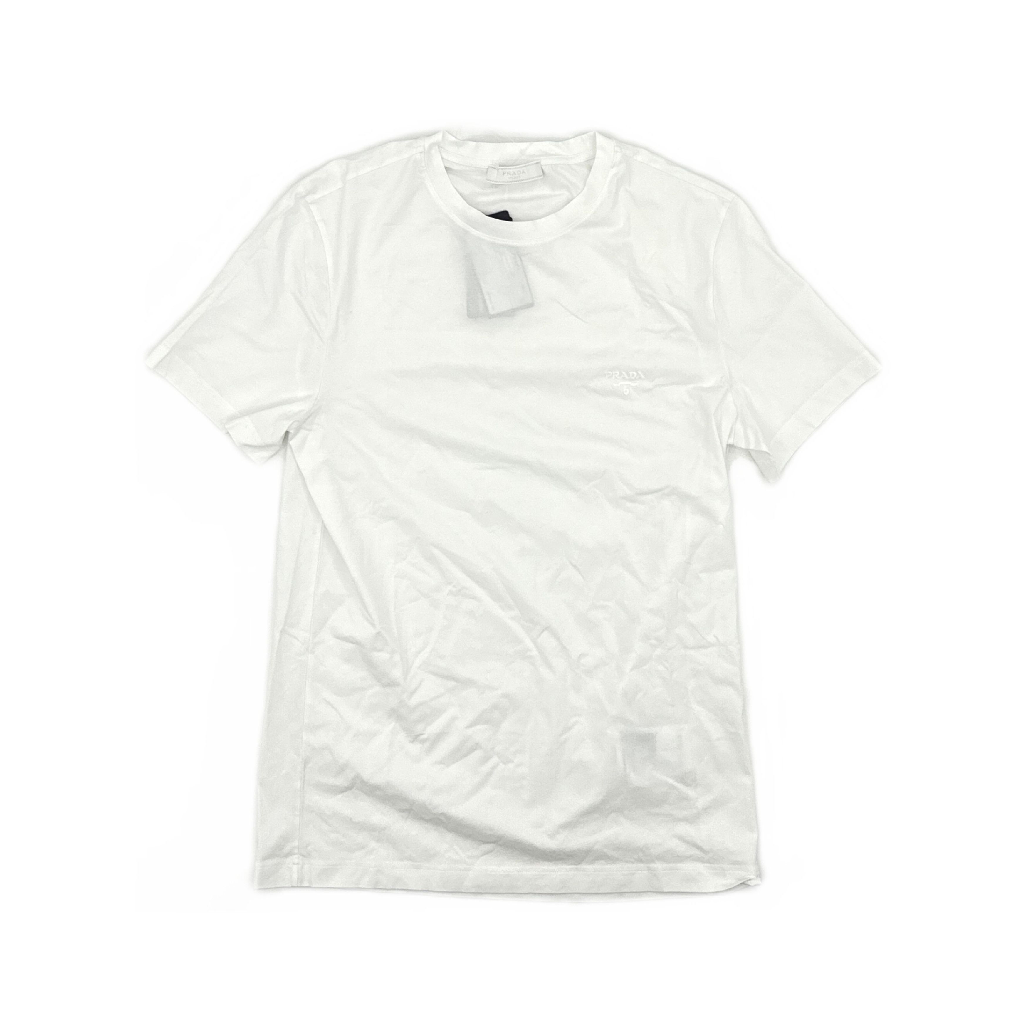 Prada Prada White Logo T-Shirt Size XS Size US XS / EU 42 / 0 - 1 Thumbnail