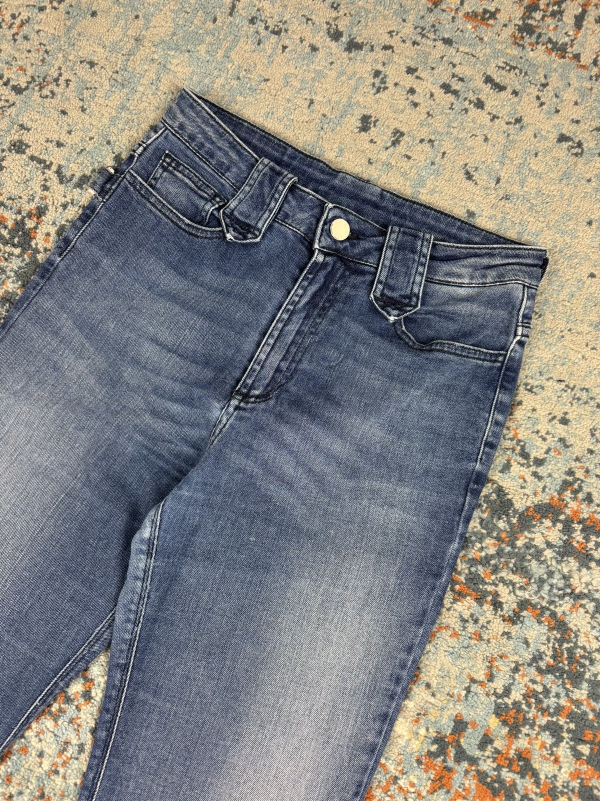 Zadig & Voltaire Vintage Y2K Zadig & Volaire flared denim slim fit hedi style Size US 27 - 3 Thumbnail