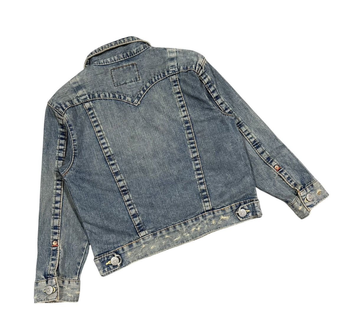 True Religion Vtg🔥Y2k True Religion Distressed Trucker Denim Jacket Size XL / US 12-14 / IT 48-50 - 9 Thumbnail
