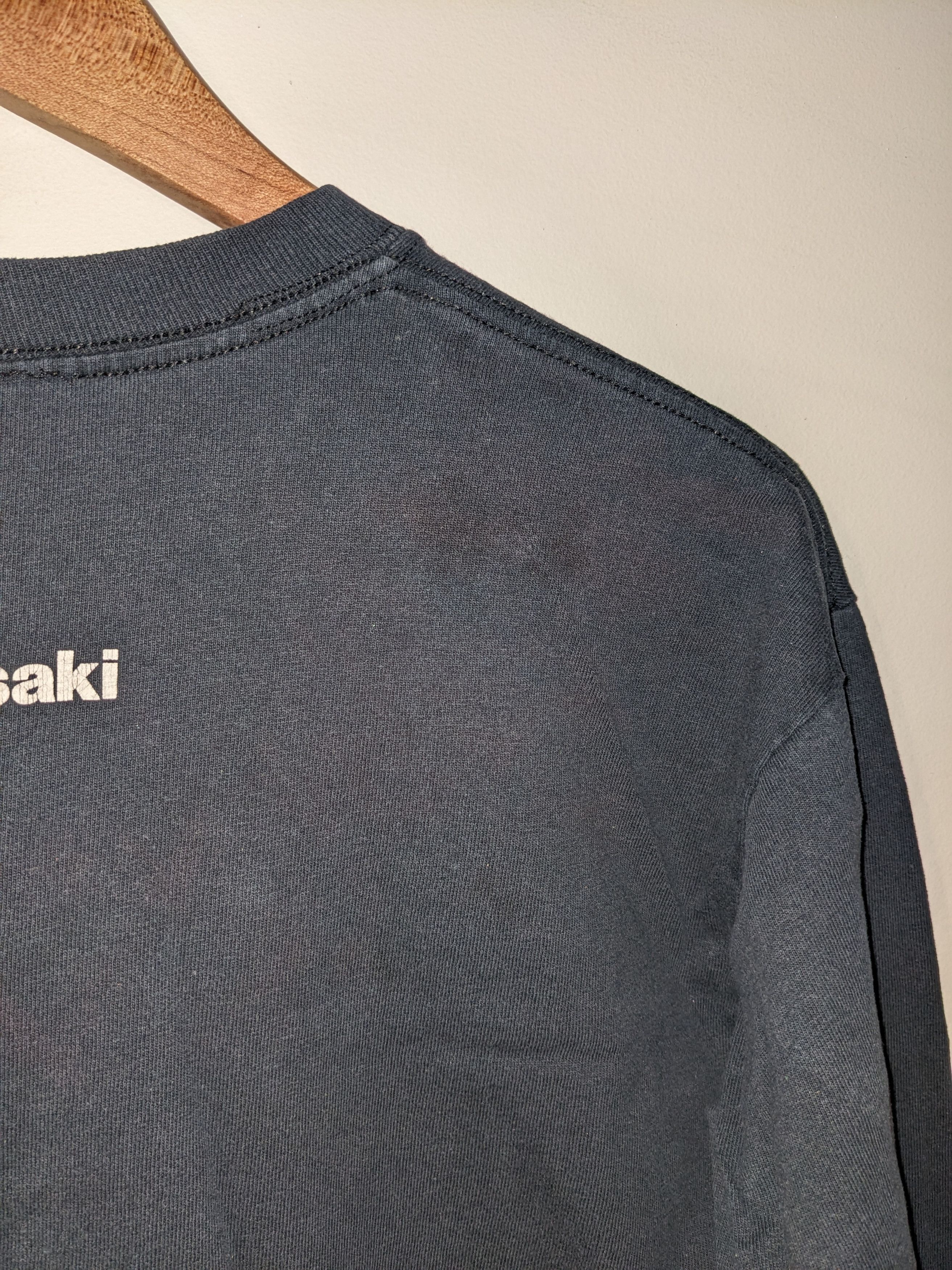 Harley Davidson Vintage Y2K Vulcan Motorcycle Kawasaki Long-Sleeve T-Shirt Size US M / EU 48-50 / 2 - 20 Thumbnail