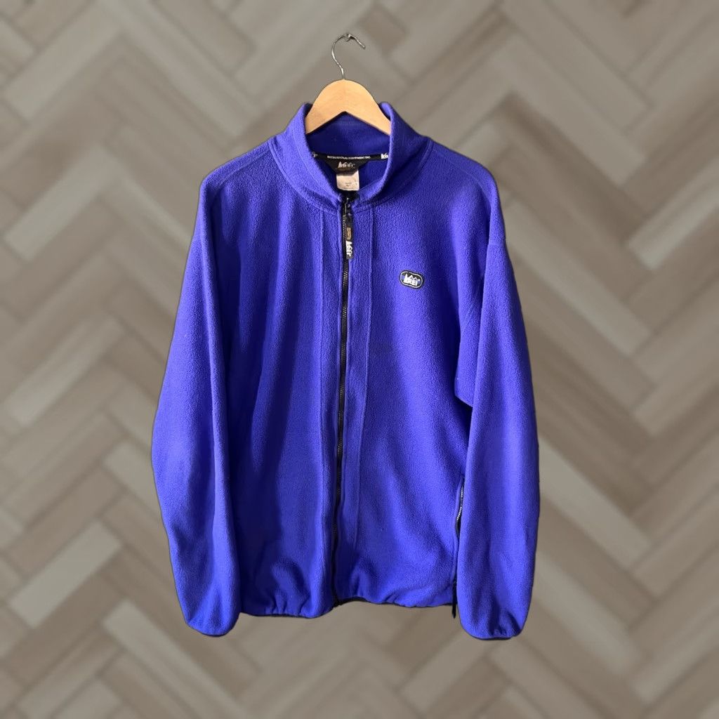 Vintage VINTAGE REI Jacket Full Zip Mens Purple Fleece Size XL Tall Size US XL / EU 56 / 4 - 1 Thumbnail