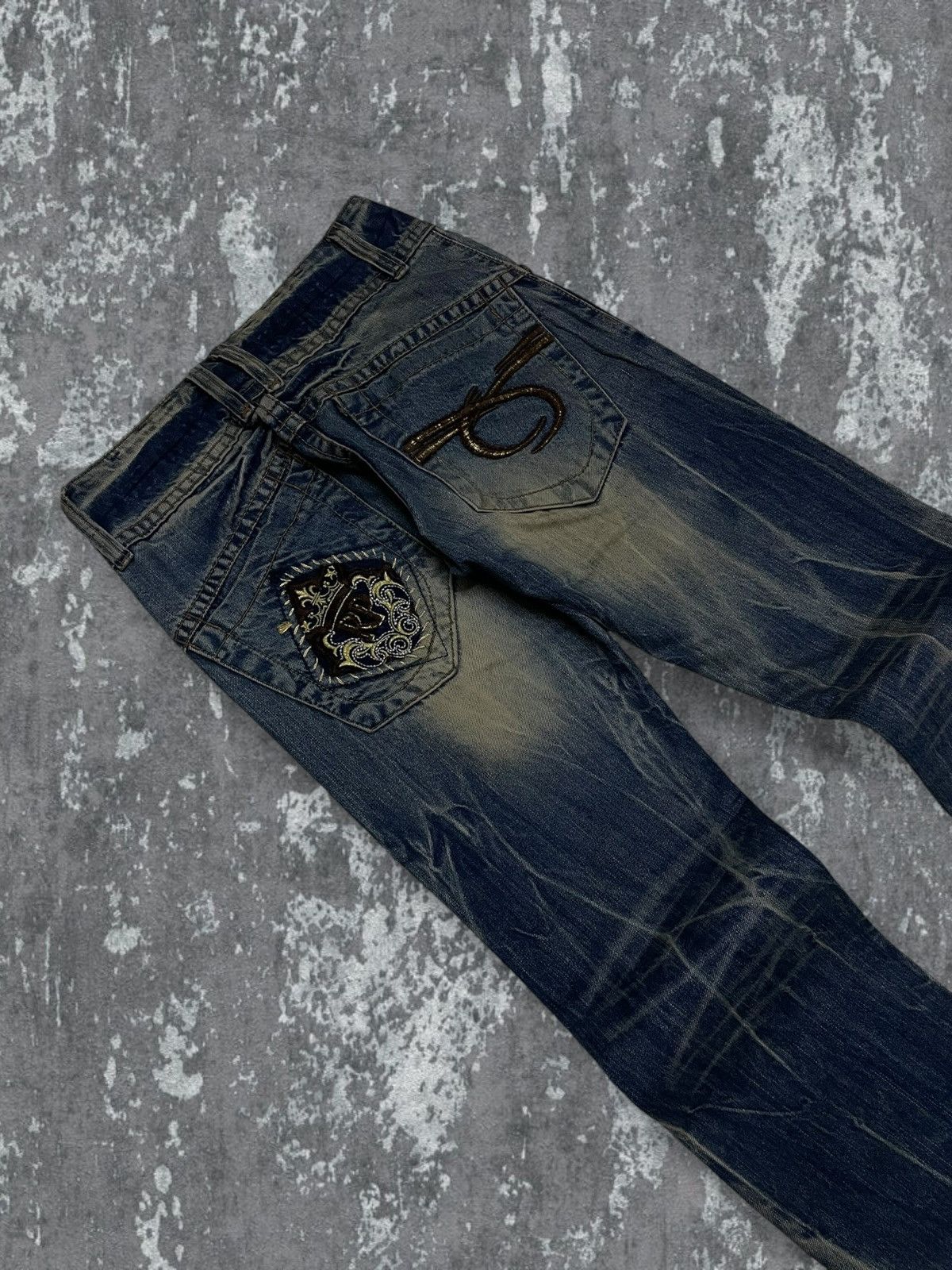 Tornado Mart Vintage 1990s Designer Japan Red Peppers Wax Distressed Size US 27 - 13 Thumbnail