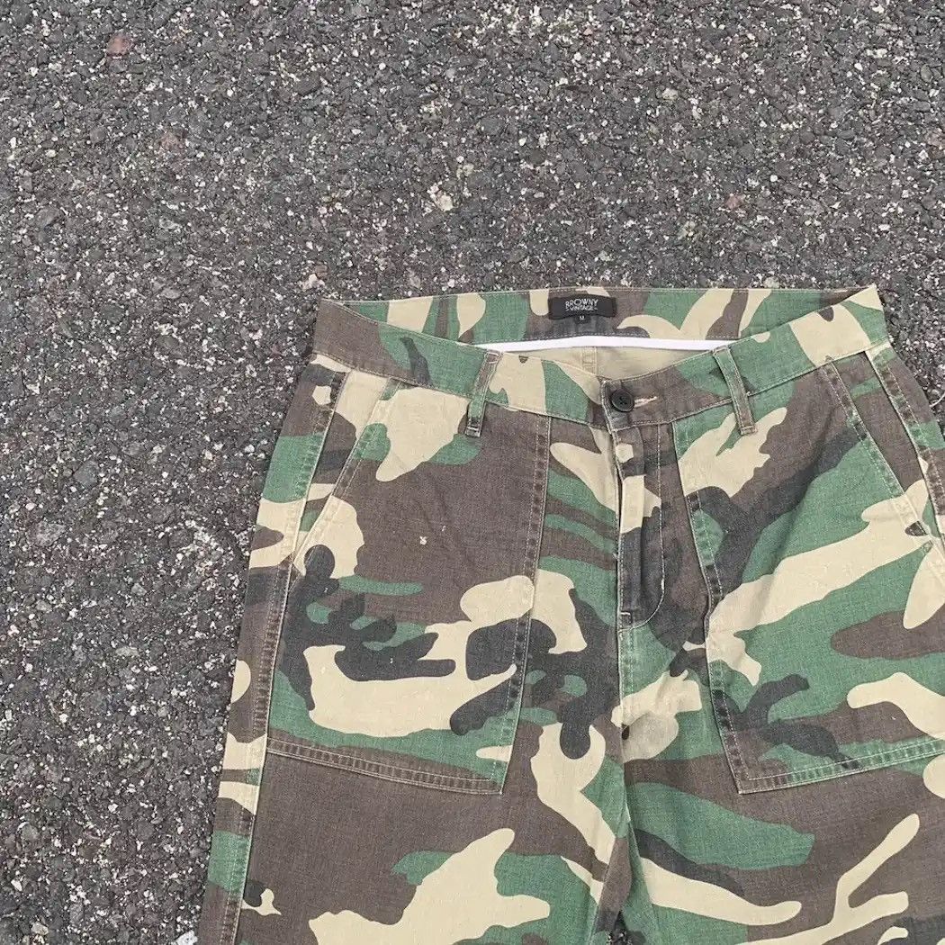 Hunter BROWNY Military Camo Woodland Trousers Fatigue Pants W32 Size US 32 / EU 48 - 4 Thumbnail