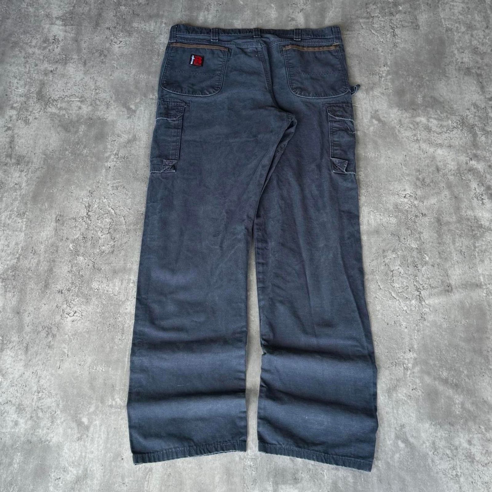 Carhartt × Carhartt Wip × Wrangler Y2K Carhartt Style Baggy Double Knee Carpenter Skater Pants Size US 38 / EU 54 - 1 Thumbnail