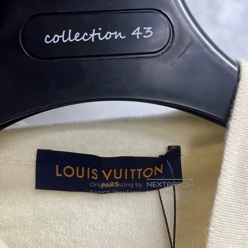 Louis Vuitton Louis Vuitton White cashmere-blend hooded long-sleeve swea Size US M / EU 48-50 / 2 - 2 Thumbnail
