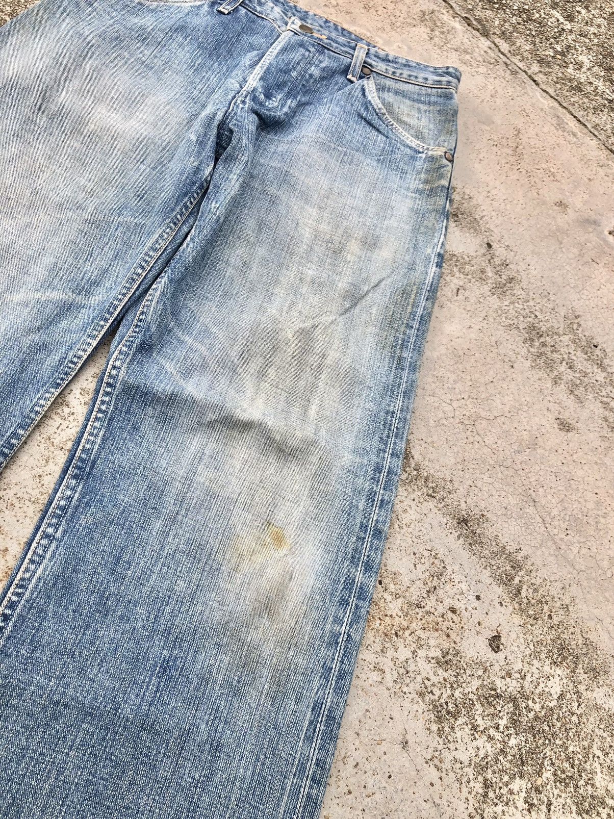 Vintage VINTAGE WRANGLER BLUE BELL SELVEDGE DENIM Size US 31 - 3 Thumbnail
