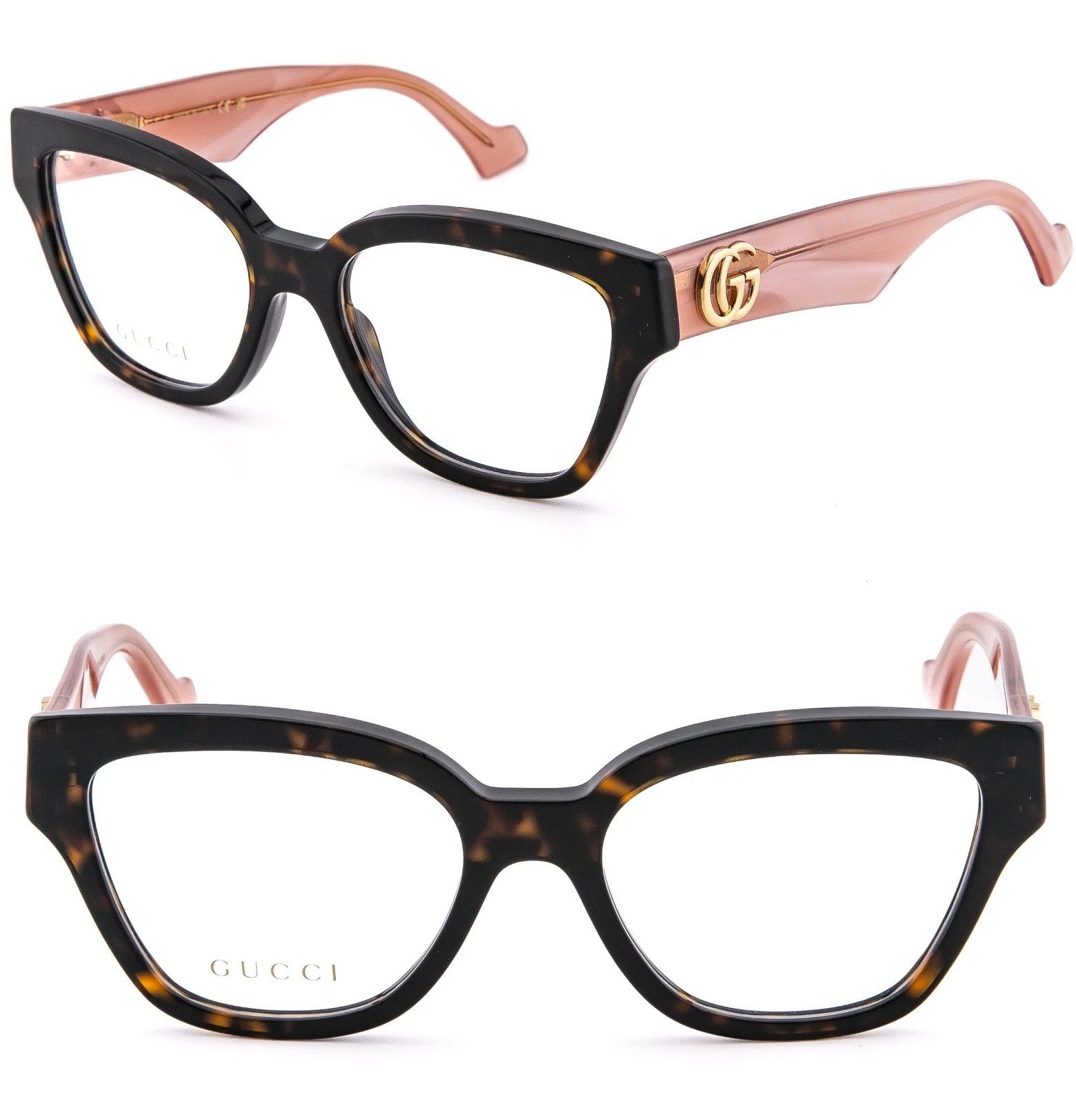 Gucci GUCCI GG1424O 1424 Pink GG Classic Unisex Eyeglasses 014 Size ONE SIZE - 1 Thumbnail