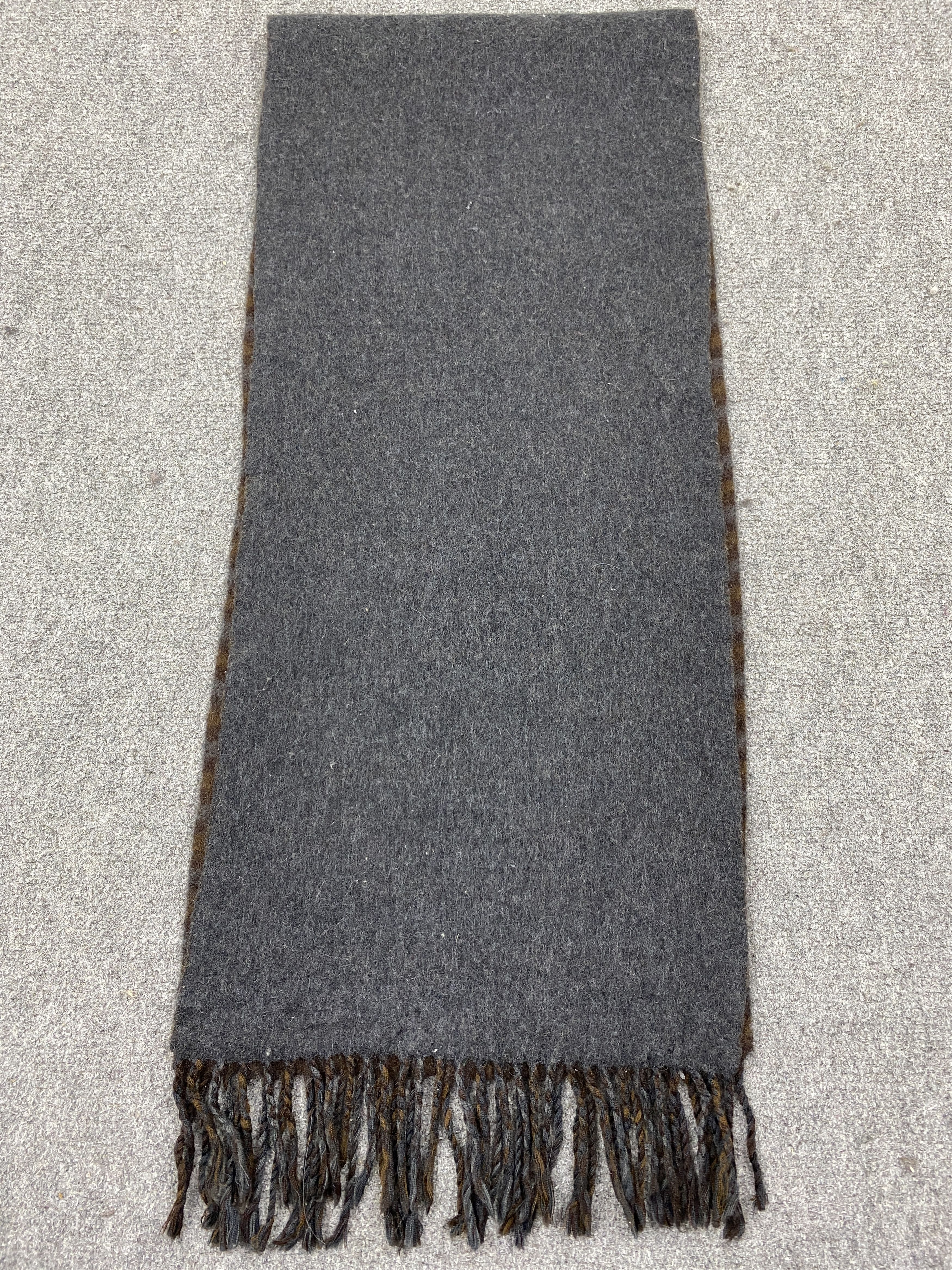 Japanese Brand Japanese Brand Wool Scarf Muffler Neckwear SC0259 Size ONE SIZE - 6 Thumbnail