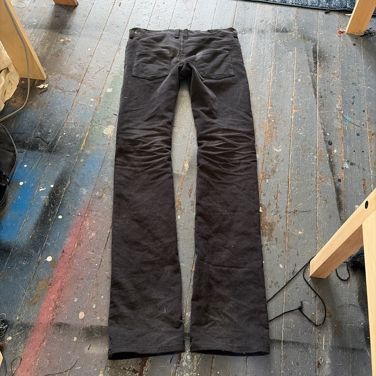 Hedi Slimane Black Corduroy Bootcut Size US 28 / EU 44 - 1 Thumbnail