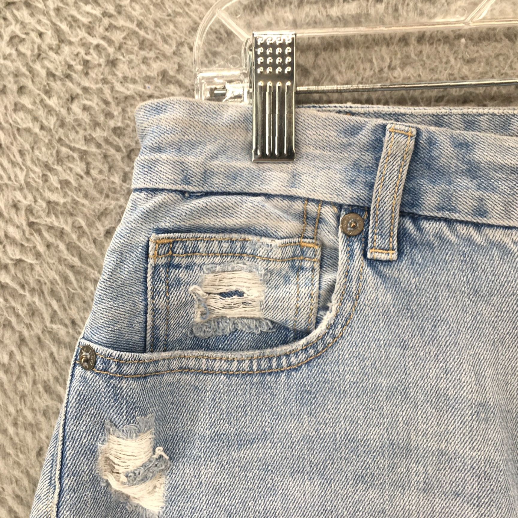 American Eagle Outfitters American Eagle Outfitters Jeans Womens 6 Regular 28x27 Blue High Waist Mom Jeans Size 28" / US 6 / IT 42 - 3 Thumbnail