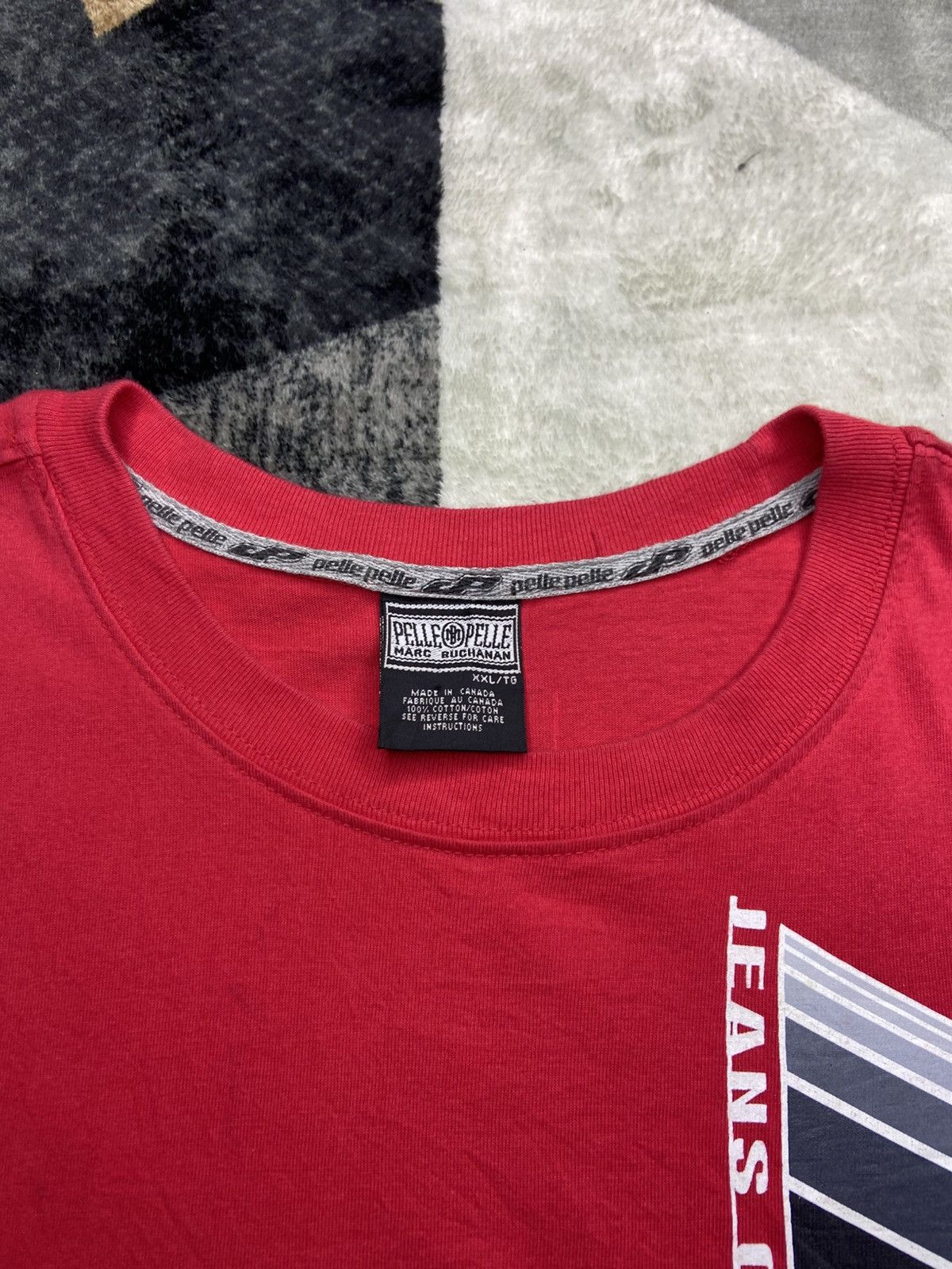 Pelle Pelle Vintage Pelle Pelle Marc Buchanan Spell Out 3/4 Sleeve Size US L / EU 52-54 / 3 - 5 Thumbnail
