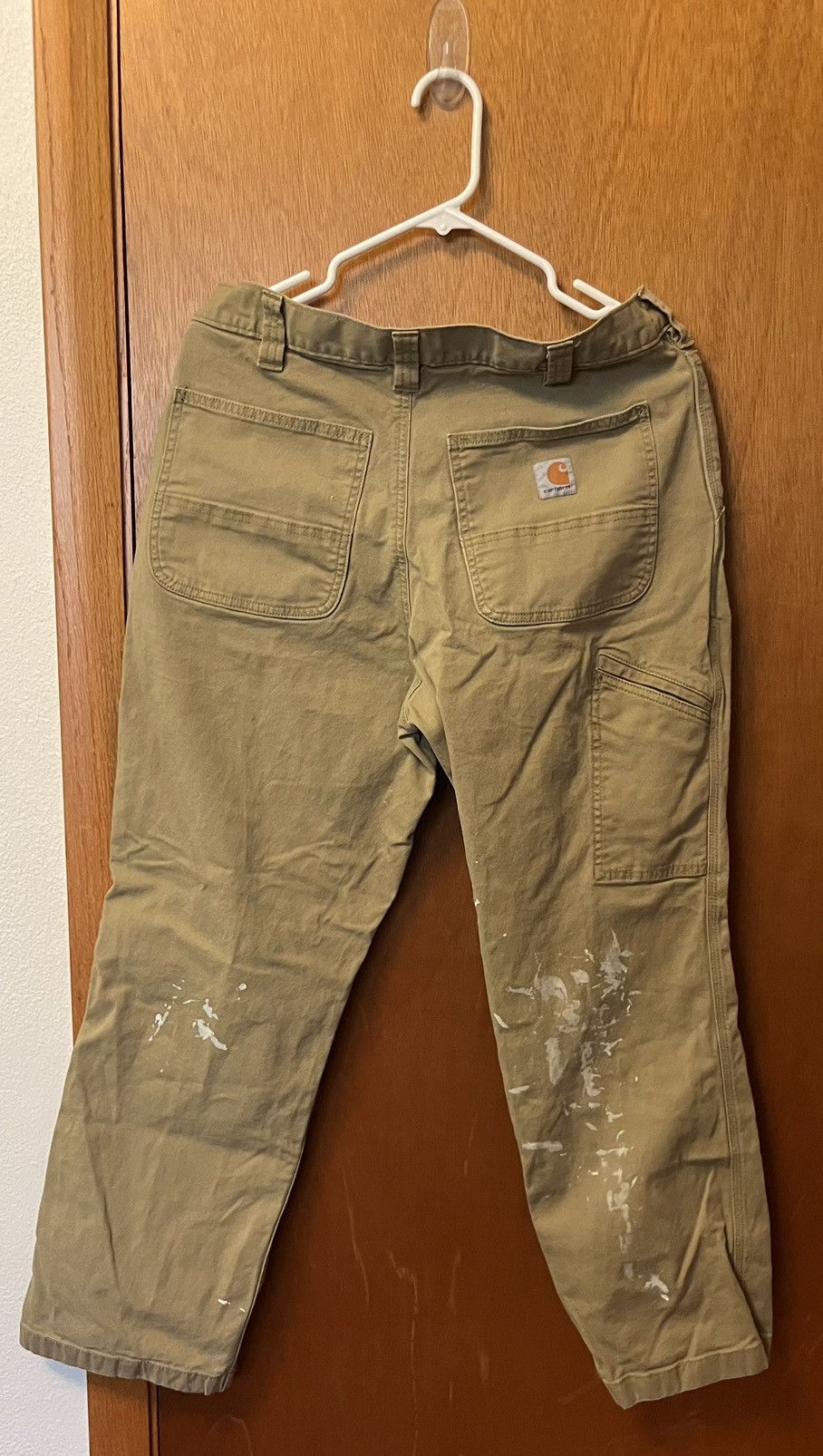 Carhartt × Vintage Vintage Khaki Carhartt Relaxed Fit Work Pants Size US 35 - 9 Thumbnail