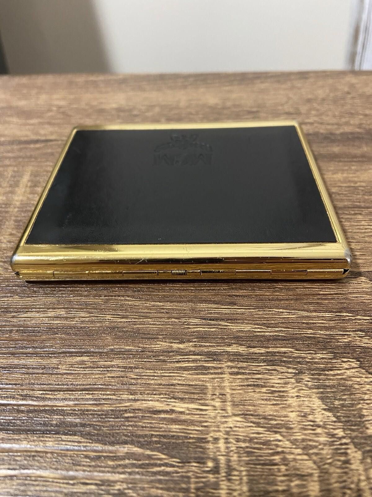 MCM MCM Germany Black Leather Gold Metal Cigarette Card Case Size ONE SIZE - 4 Thumbnail