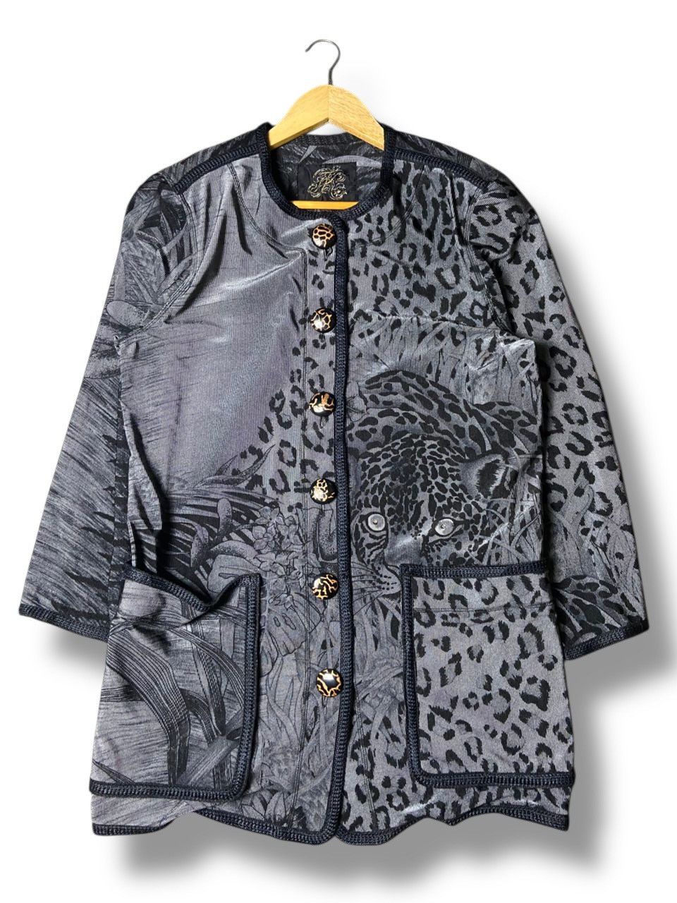 Japanese Brand Japanese Brand Animal Printed Buttoned Cardigan (154) Size XS / US 0-2 / IT 36-38 - 1 Thumbnail