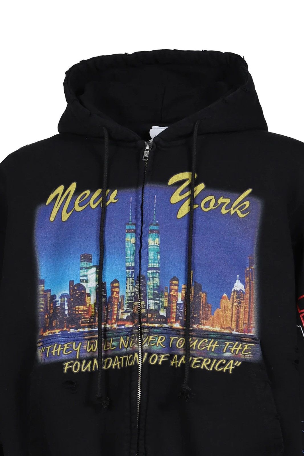 PROJECT G/R Protocol Index RECONSTRUCTED SWEATSHIRTS ZIP HOODIE Size US M / EU 48-50 / 2 - 4 Thumbnail