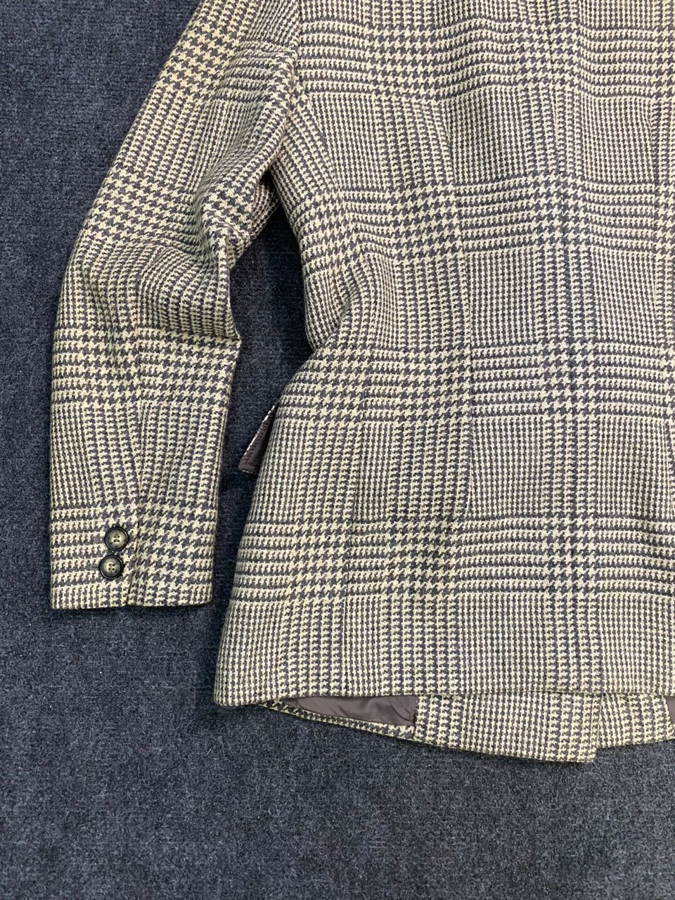 Gucci 80s Gucci Houndstooth Wool Blazer Size XS / US 0-2 / IT 36-38 - 13 Thumbnail