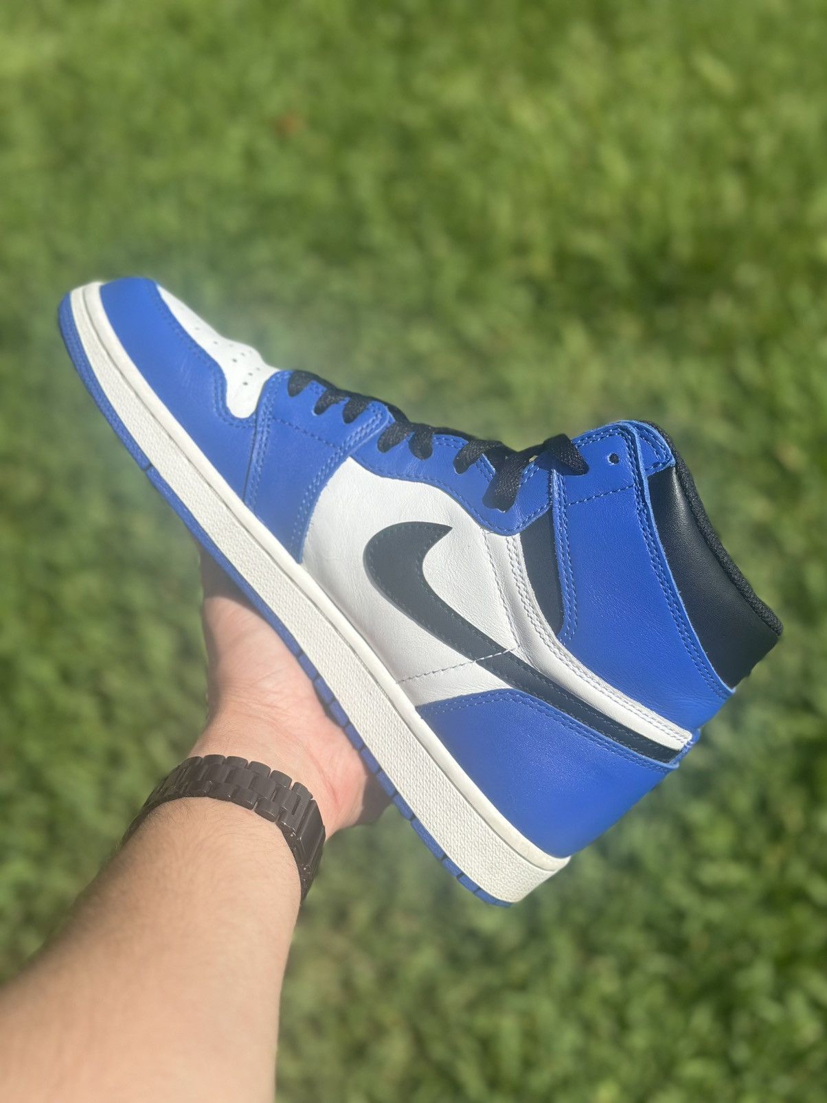 Jordan Brand Nike Air Jordan 1 High OG Game Royal 555088-403 Size 10 Size US 10 / EU 43 - 4 Thumbnail