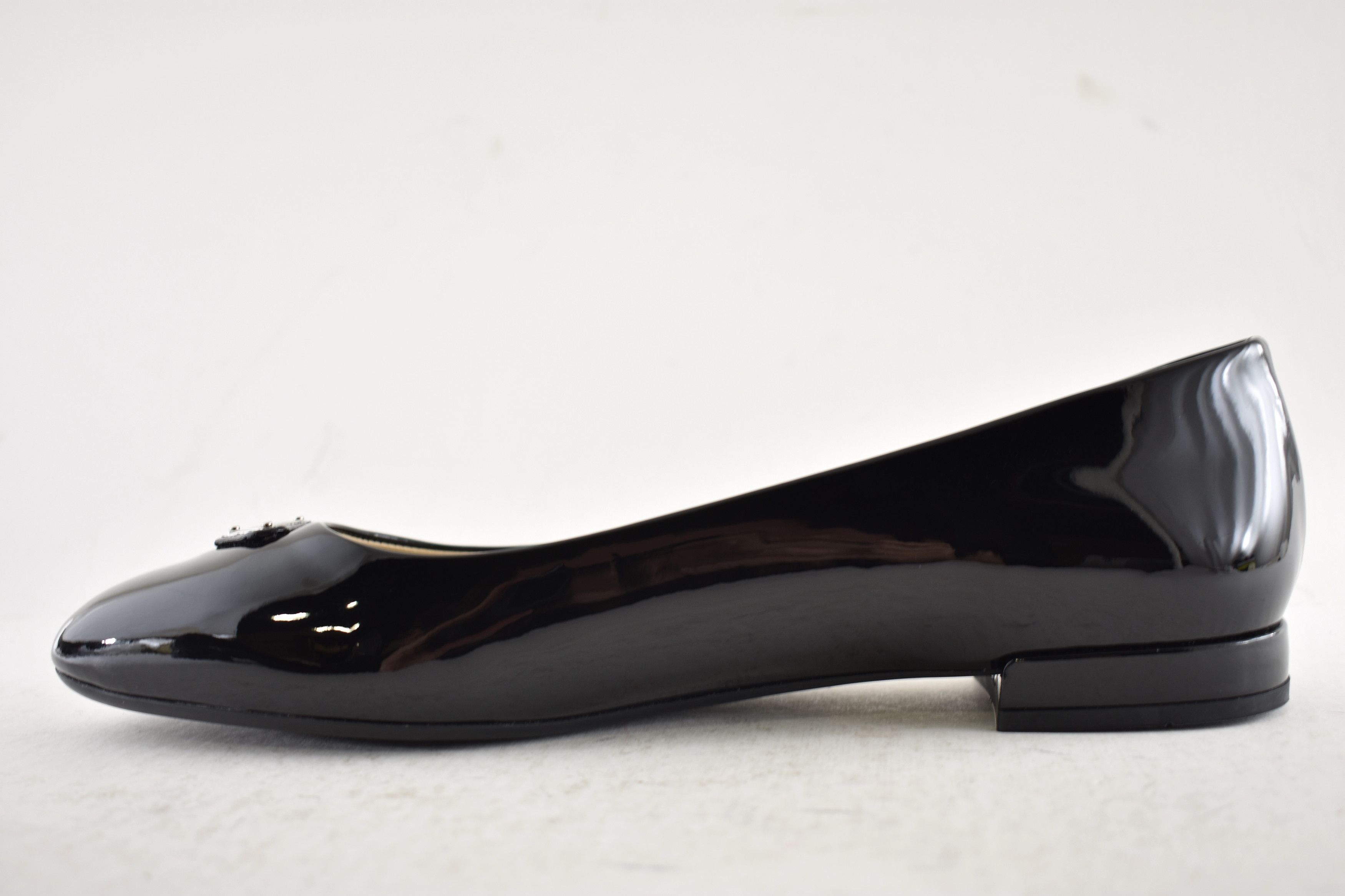 Prada Prada Patent Logo Classic Round Ballerina Ballet Flat 39 Size US 9 / IT 39 - 13 Thumbnail