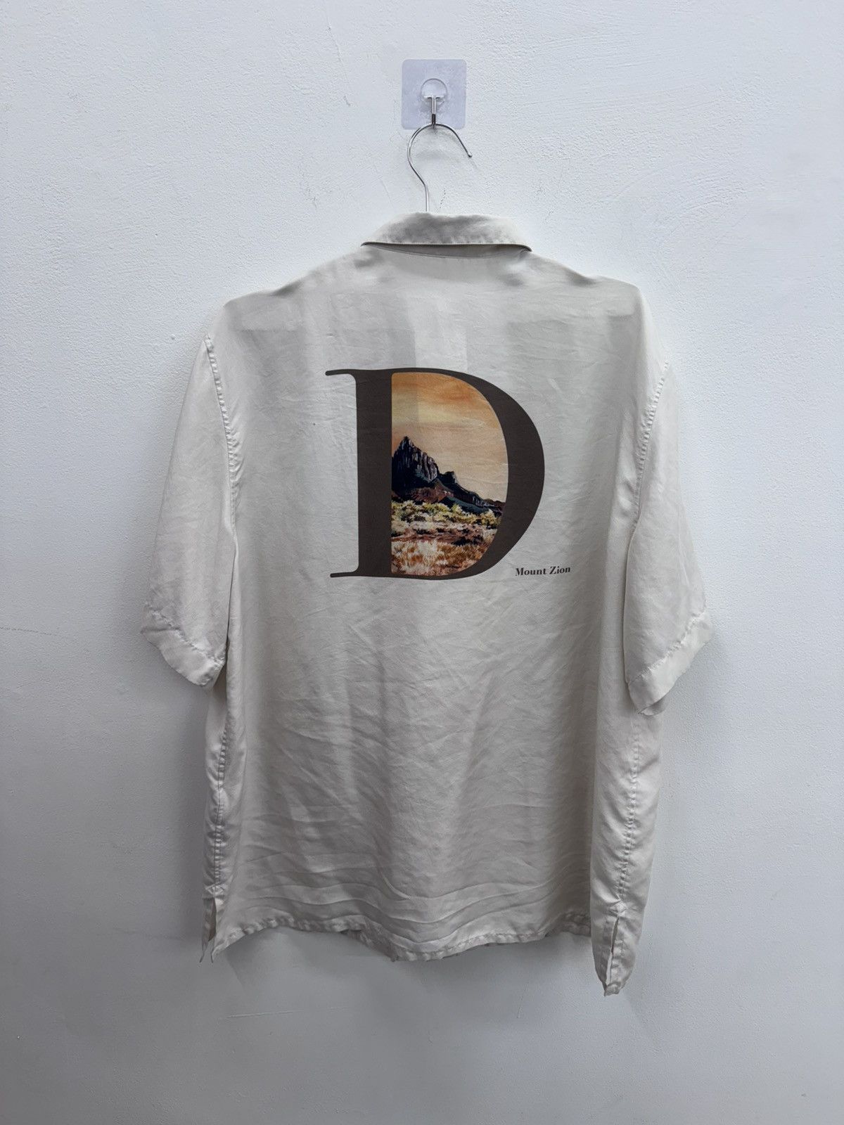 Dior Dior Mount Zion Silk Short Sleeve Shirt Size US L / EU 52-54 / 3 - 1 Thumbnail