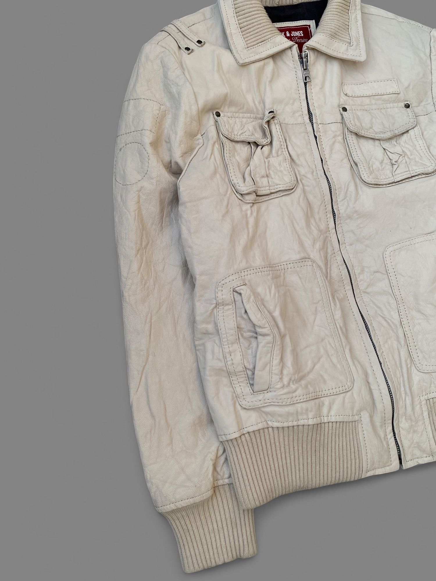 Jack & Jones Genuine Real Leather Jacket Avant Garde Goat Size US XL / EU 56 / 4 - 5 Thumbnail