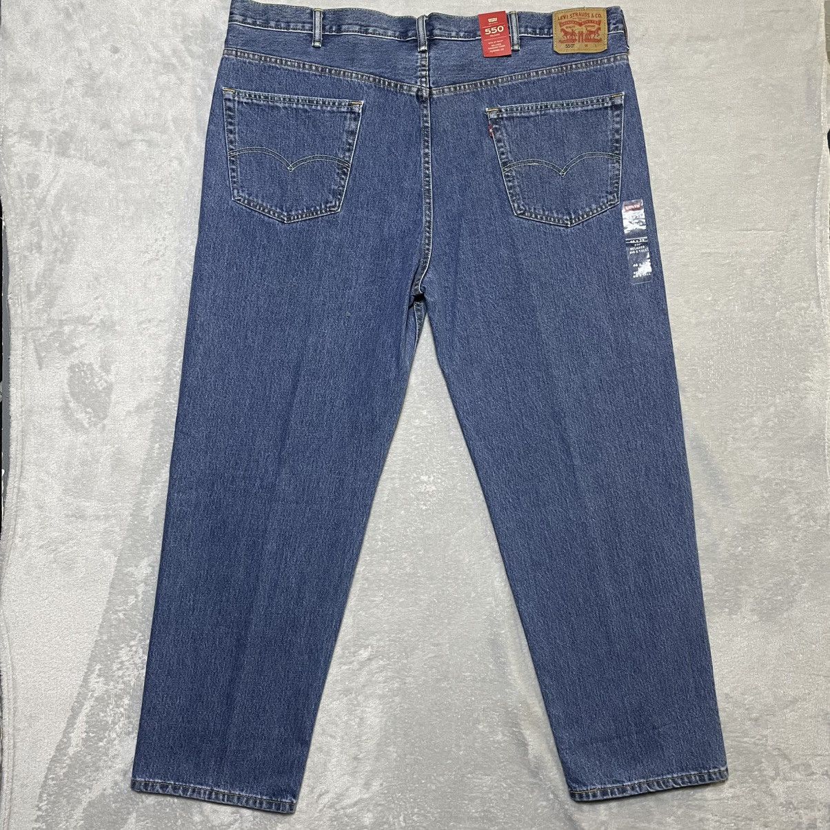 Levi's Levis 550 Jeans Men's 46X32 Blue Denim Relaxed Straight Size US 44 / EU 60 - 11 Thumbnail