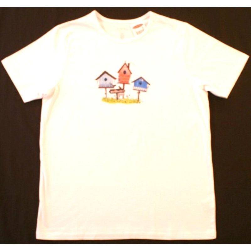 Northern Reflections Northern Reflections XS T-Shirt Birdhouses White NOS/wTag Size XS / US 0-2 / IT 36-38 - 1 Thumbnail